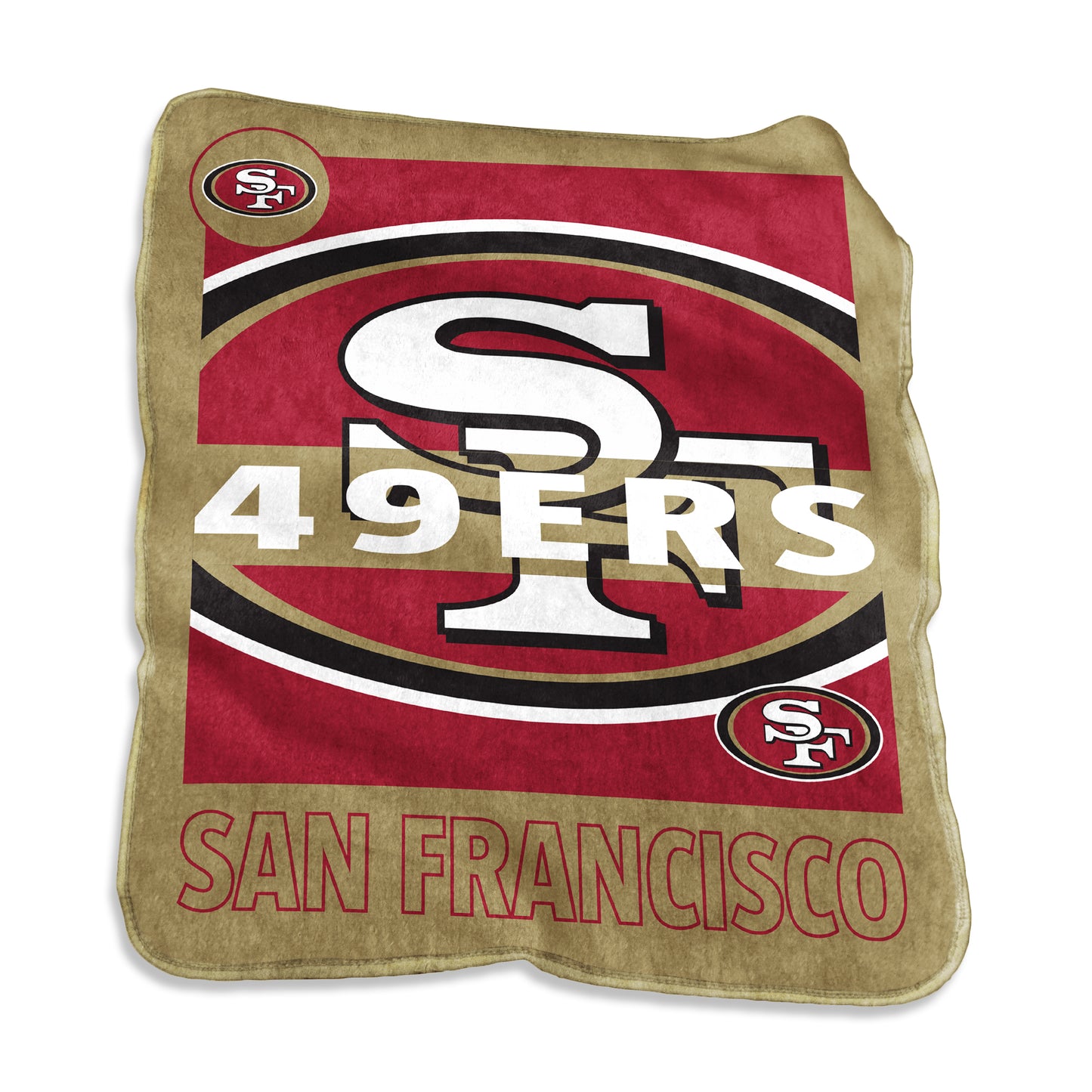 San Francisco 49ers Fantics Raschel Throw