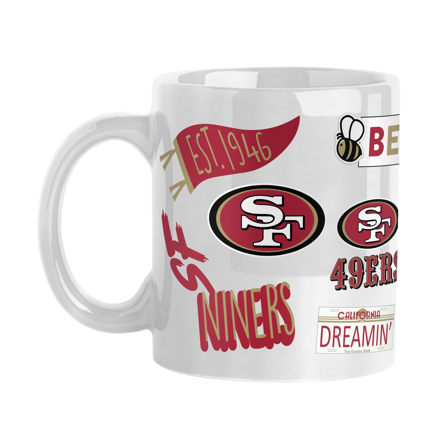 San Francisco 49ers 11oz Native Sublimated Mug