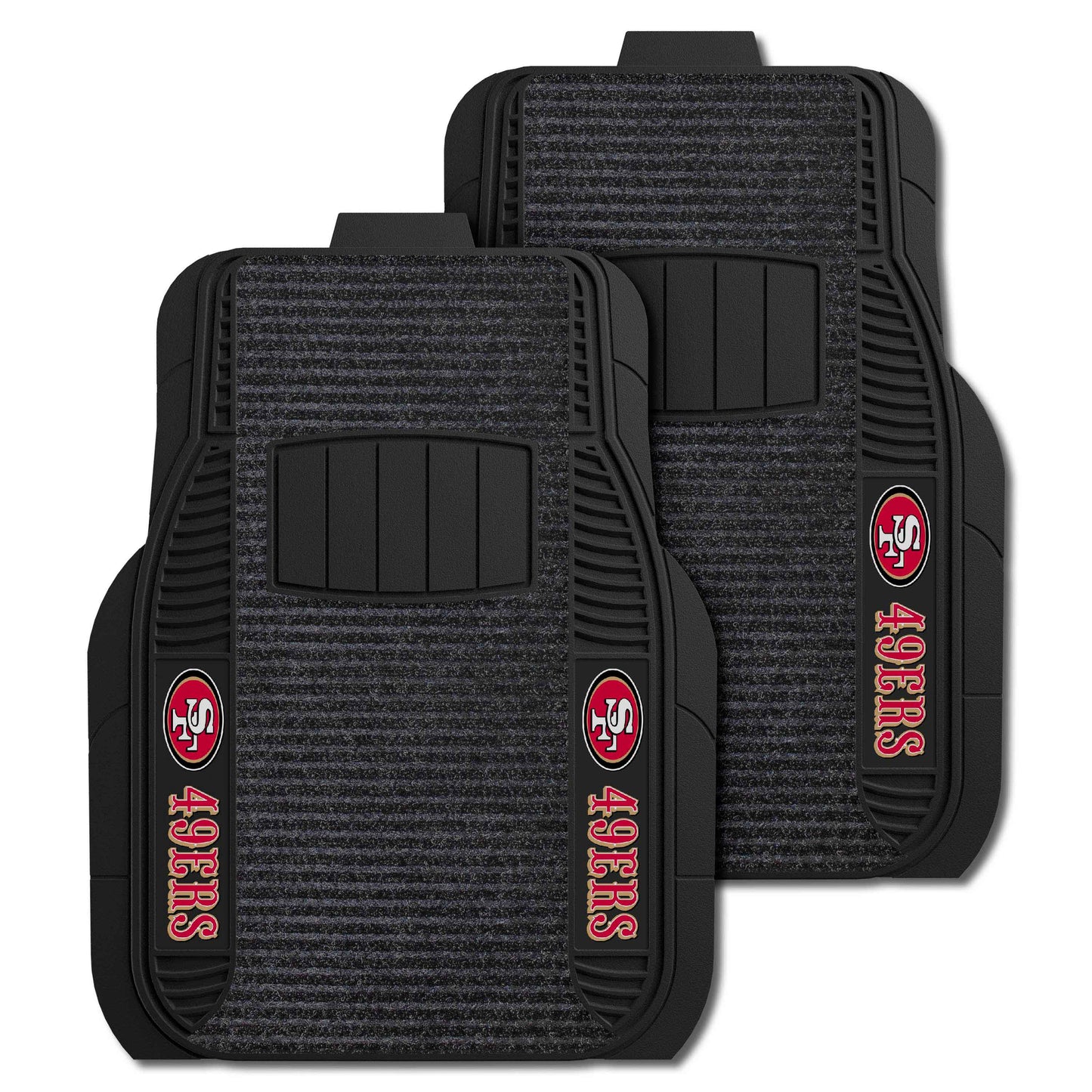 NFL - San Francisco 49ers 2-pc Deluxe Car Mat Set