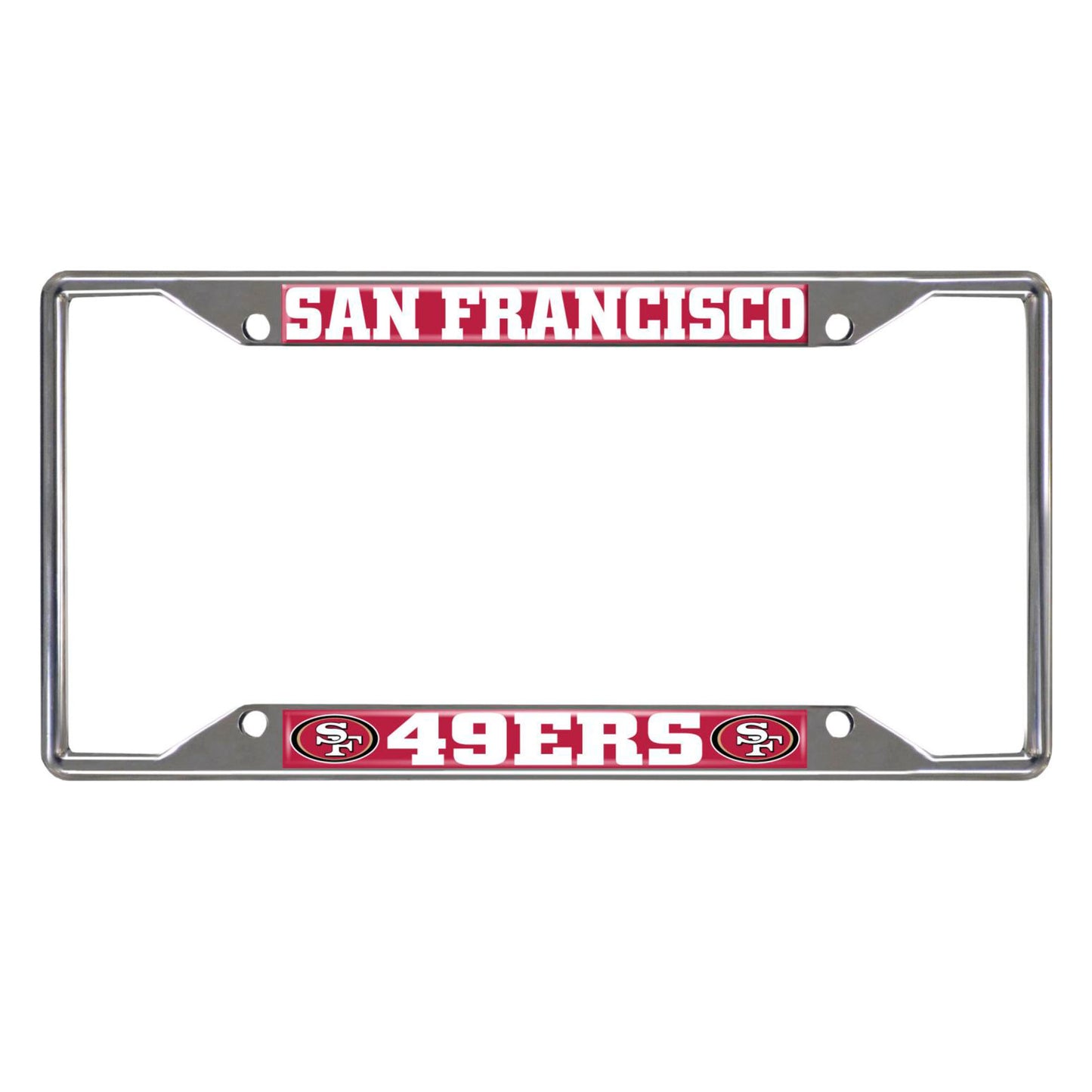 NFL - San Francisco 49ers Chrome License Plate Frame