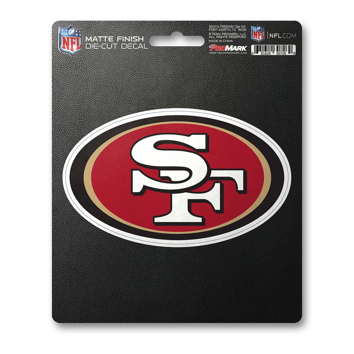 NFL - San Francisco 49ers Matte Decal