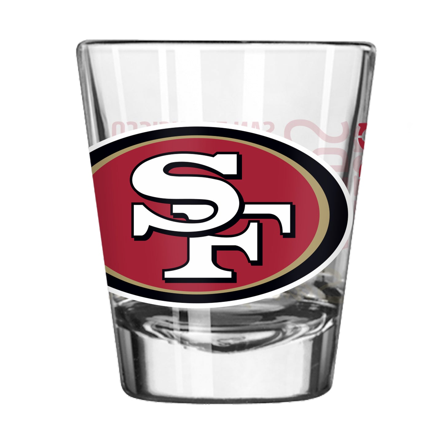 San Francisco 49ers Alternate 2oz Spirit Shot Glass