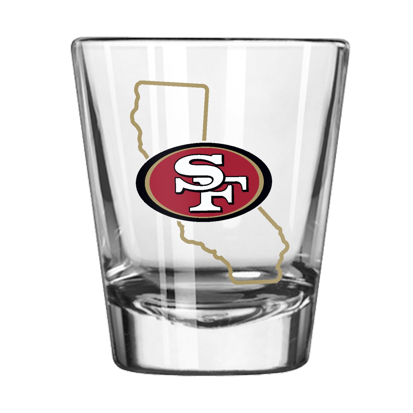 San Francisco 49ers 2oz State Shot Glass