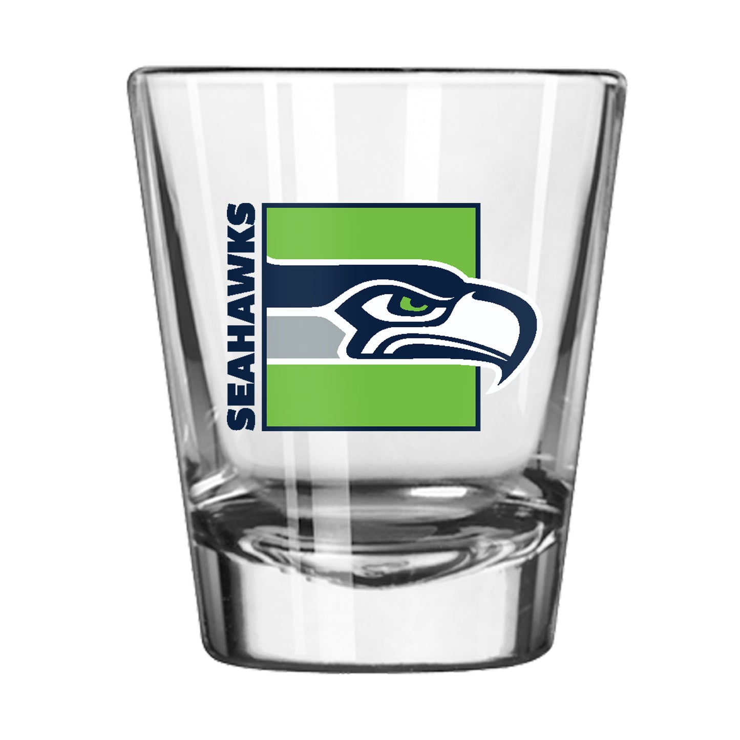 Seattle Seahawks 2oz Block Shot Glass