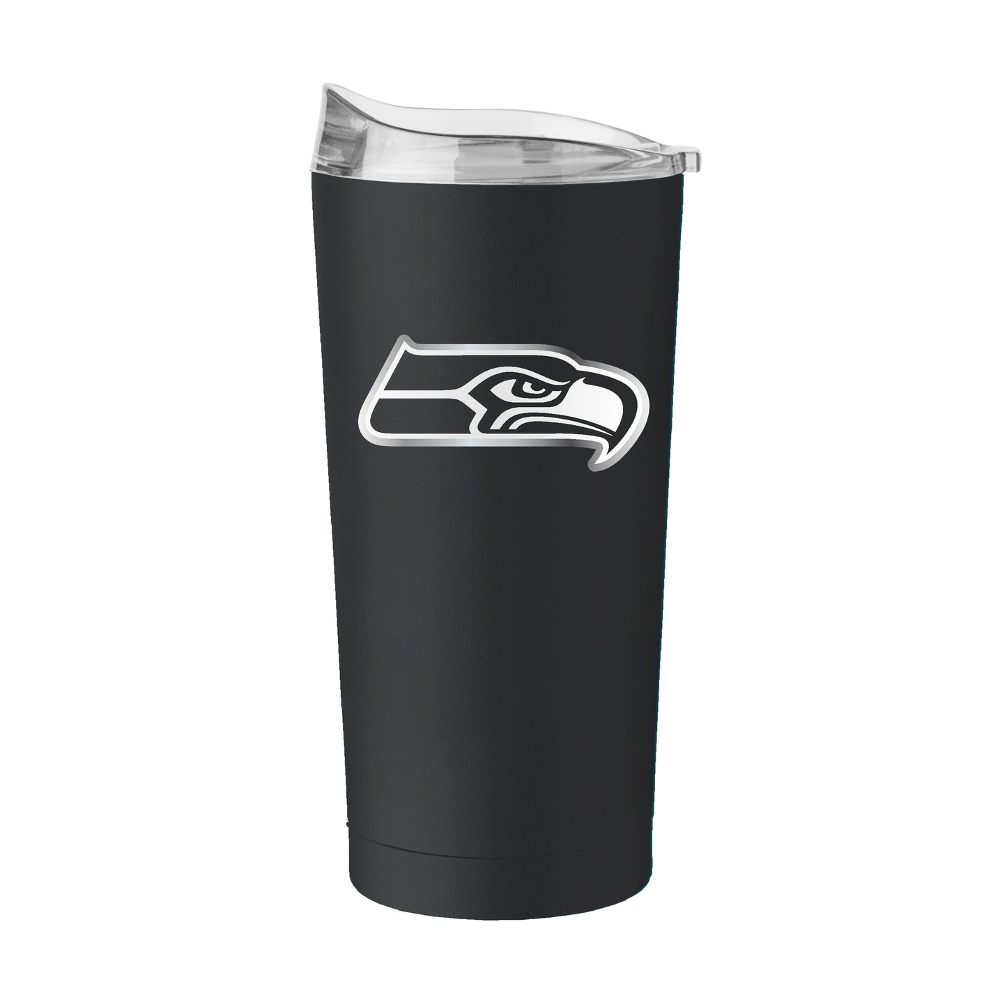 Seattle Seahawks 20oz Silver Foil Powder Coat Tumbler
