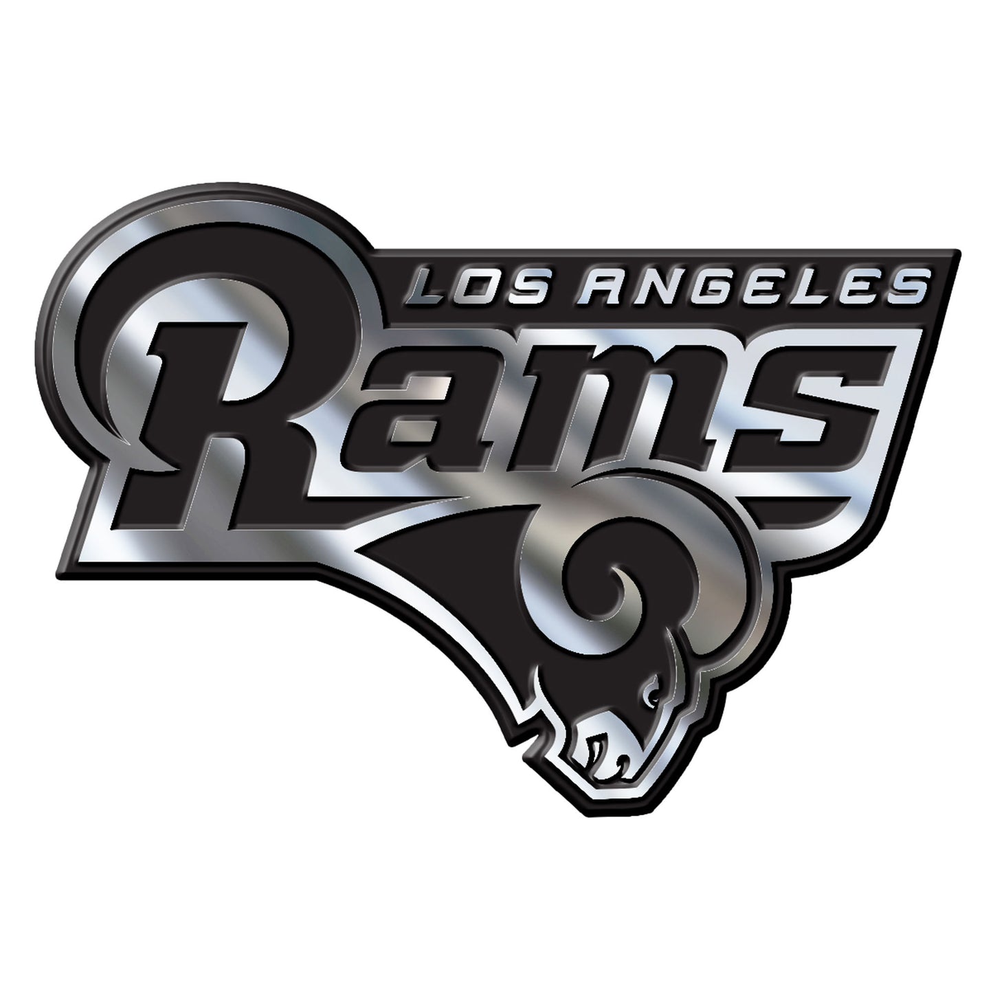 NFL - Los Angeles Rams Plastic Chrome Emblem