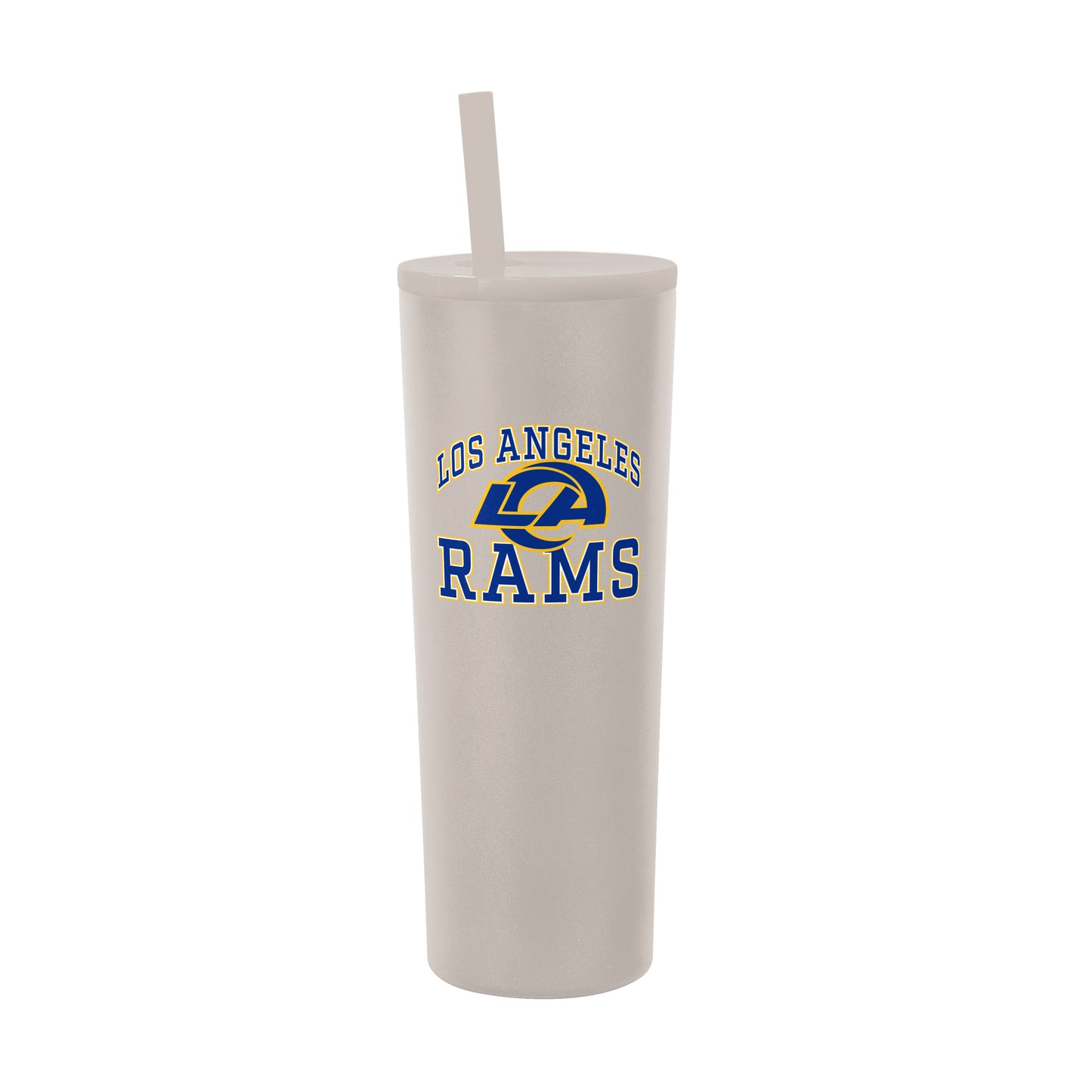 LA Rams 30oz Athletic SS Straw Tumbler