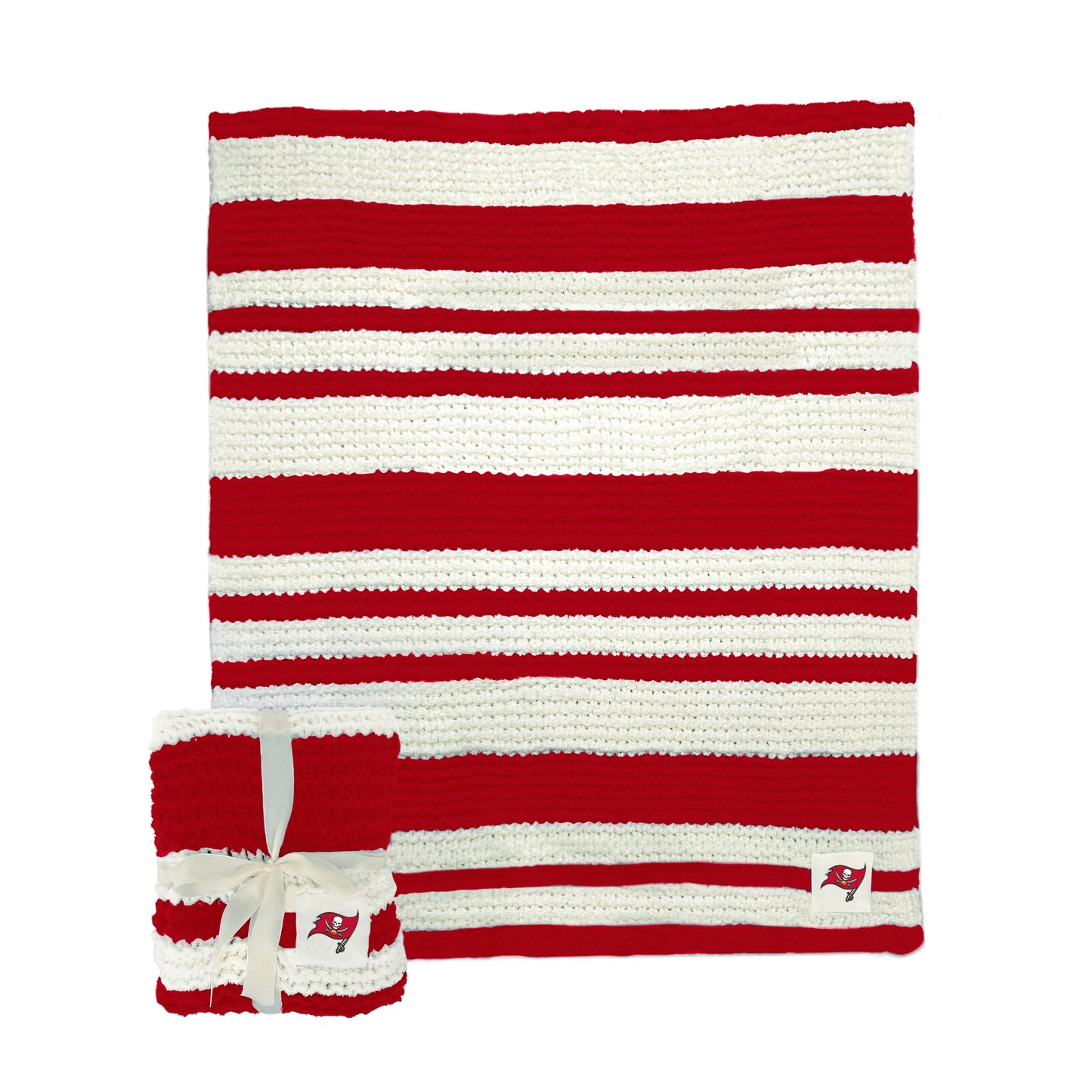 Tampa Bay Buccaneers Cable Knit Throw 50x60