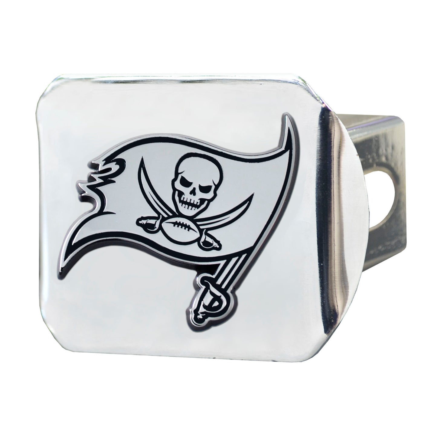NFL - Tampa Bay Buccaneers Chrome on Chrome Hitch Cover
