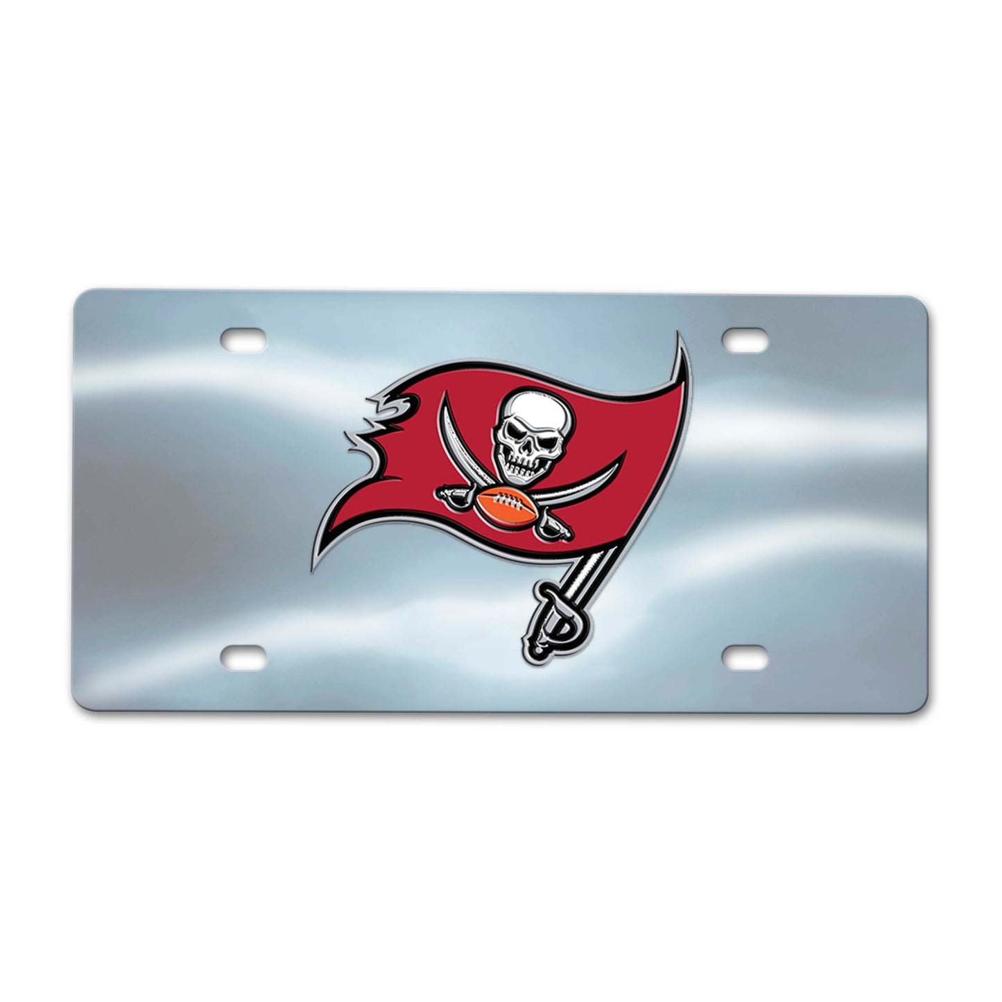 NFL - Tampa Bay Buccaneers Chrome Diecast License Plate