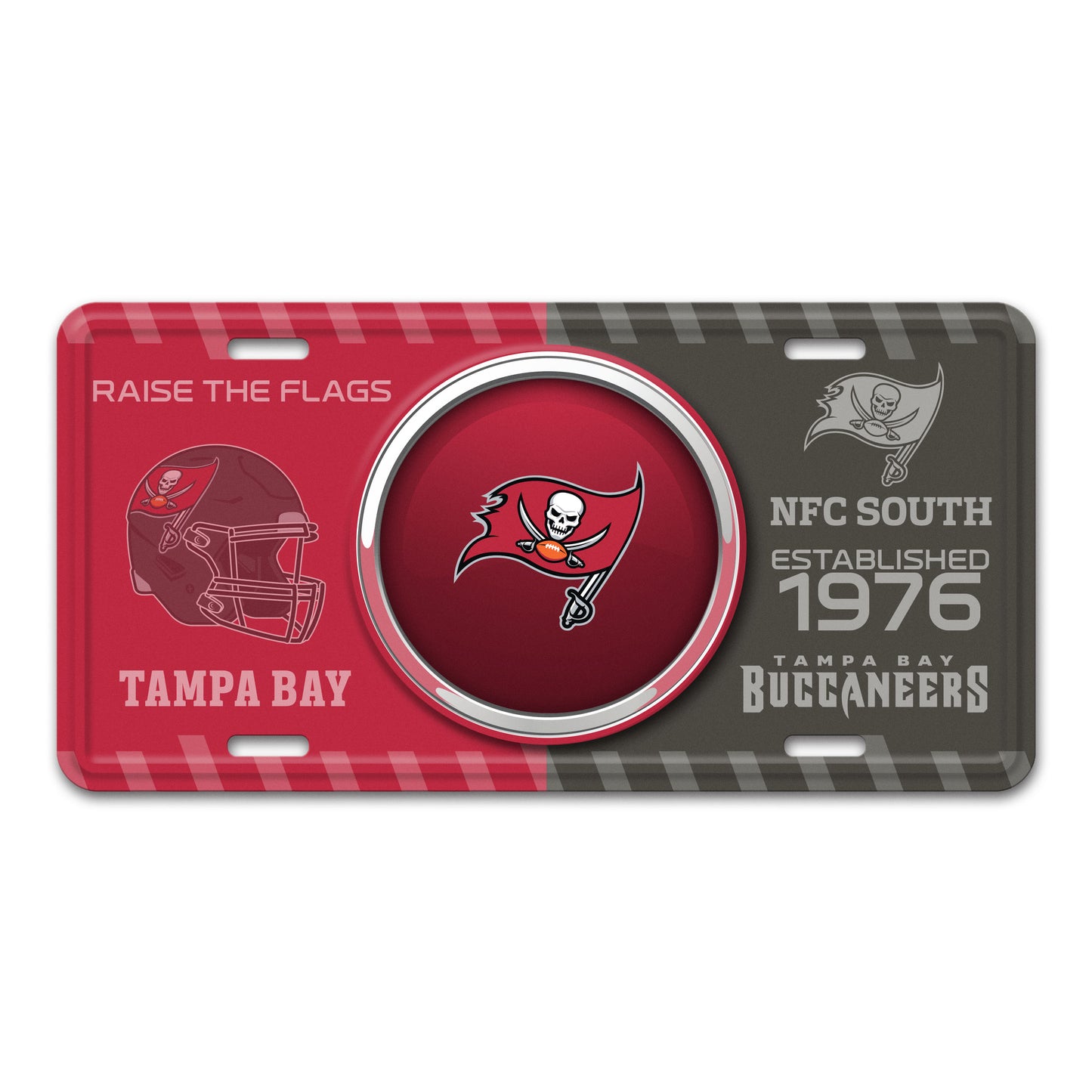 NFL - Tampa Bay Buccaneers Embossed Metal License Plate