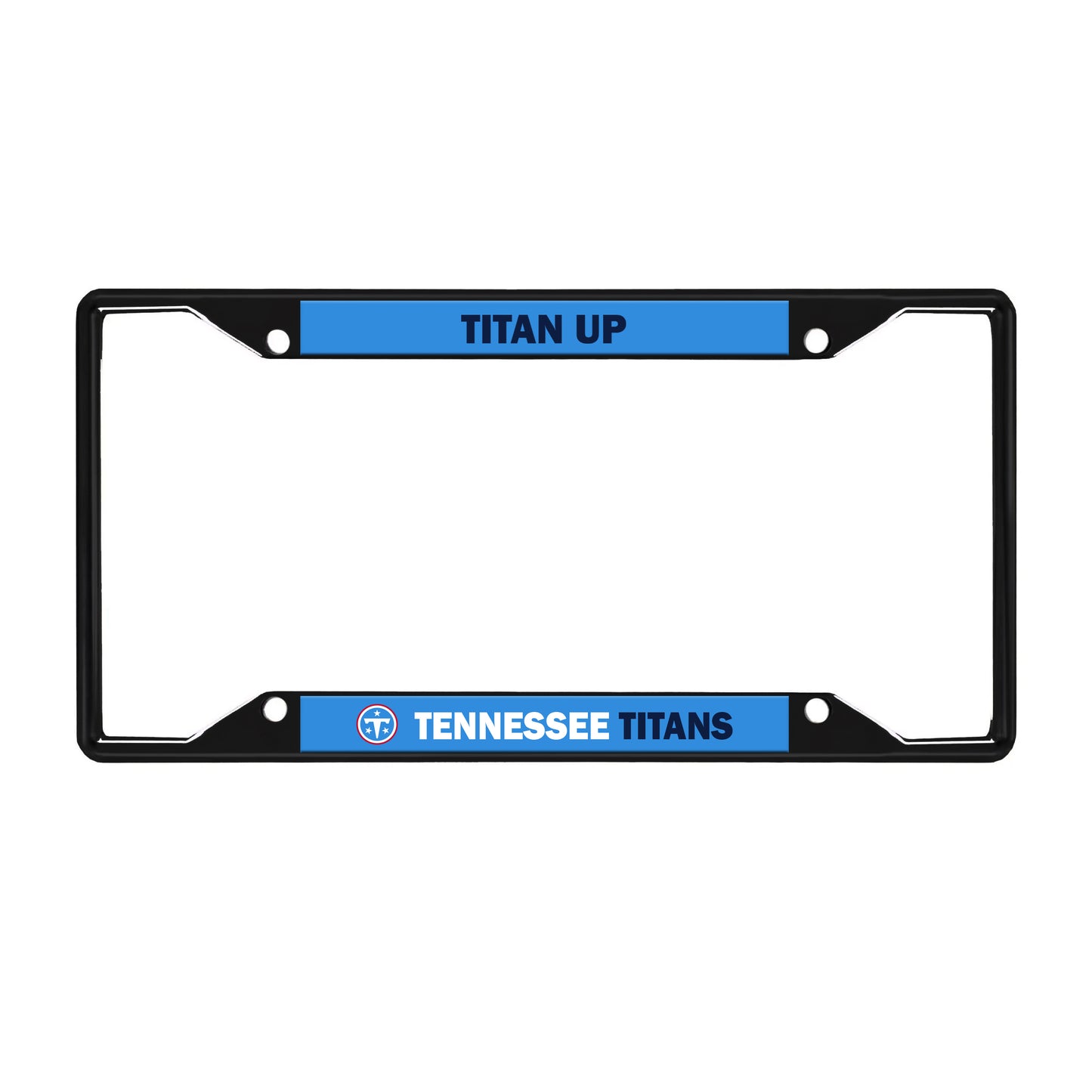 Tennessee Titans License Black Trinity Plate Frame