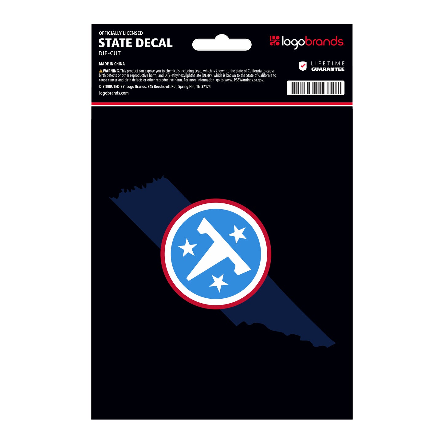 NFL - Tennessee Titans State Shape Decal