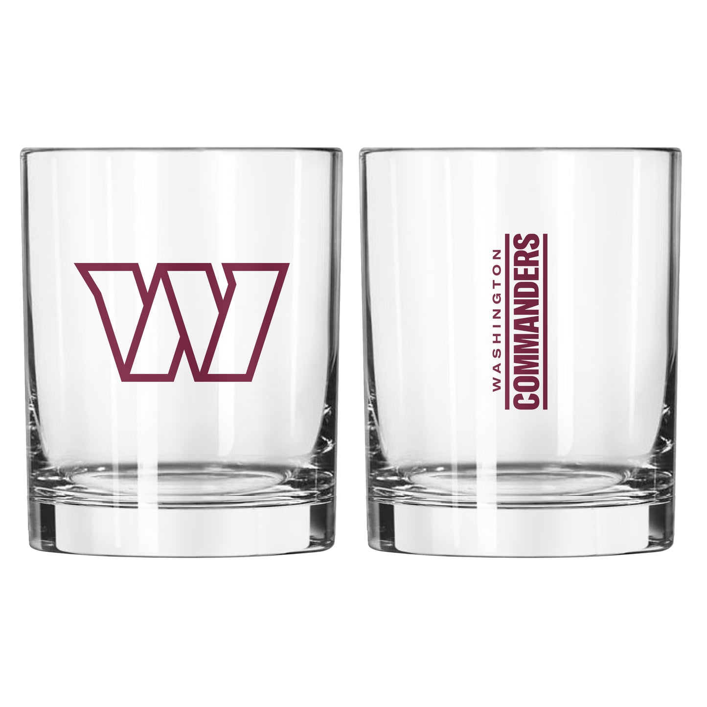 Washington Commanders 14oz Gameday Rocks Glass
