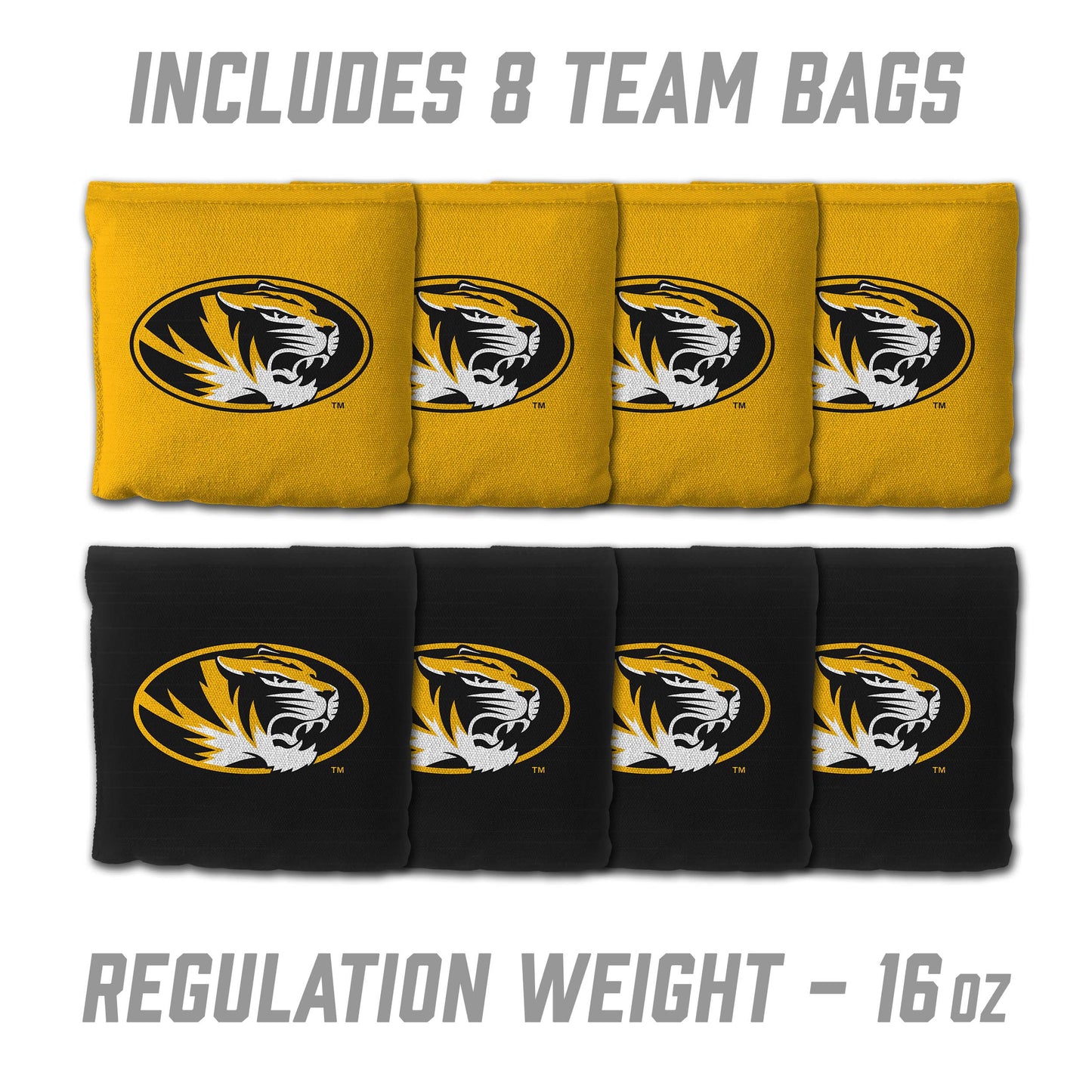 NCAA Missouri Tigers 2' x 3' MDF Cornhole Set