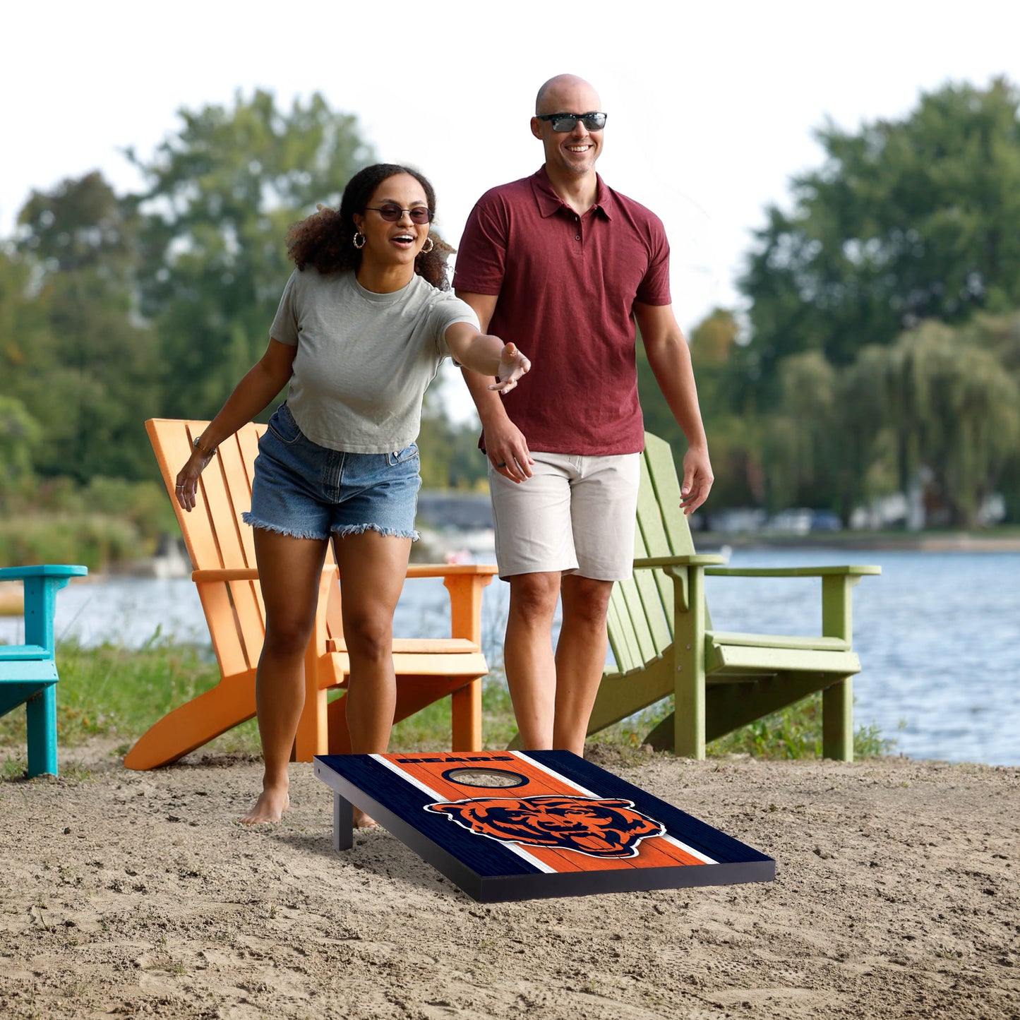 NFL Chicago Bears 2' x 3' MDF Cornhole Set