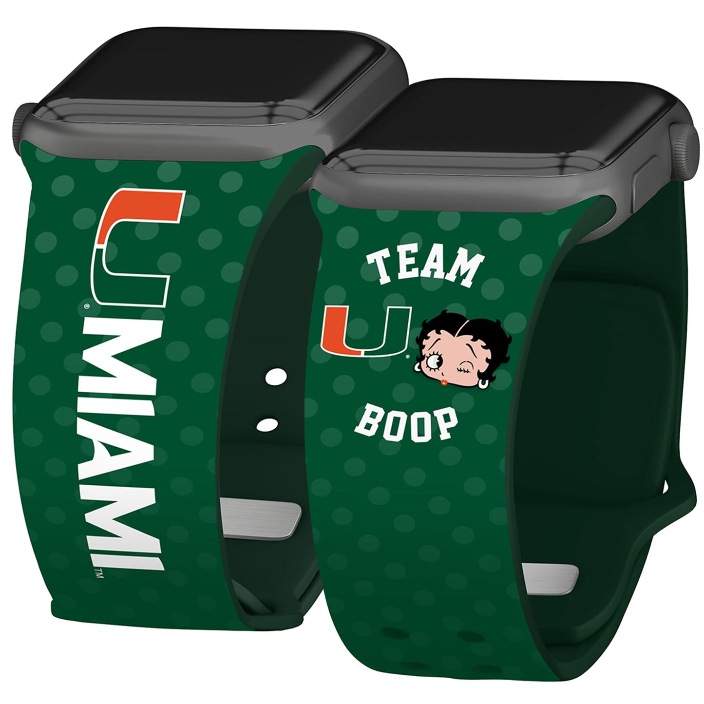 Miami Hurricanes X Betty Boop HD Apple Watch Band