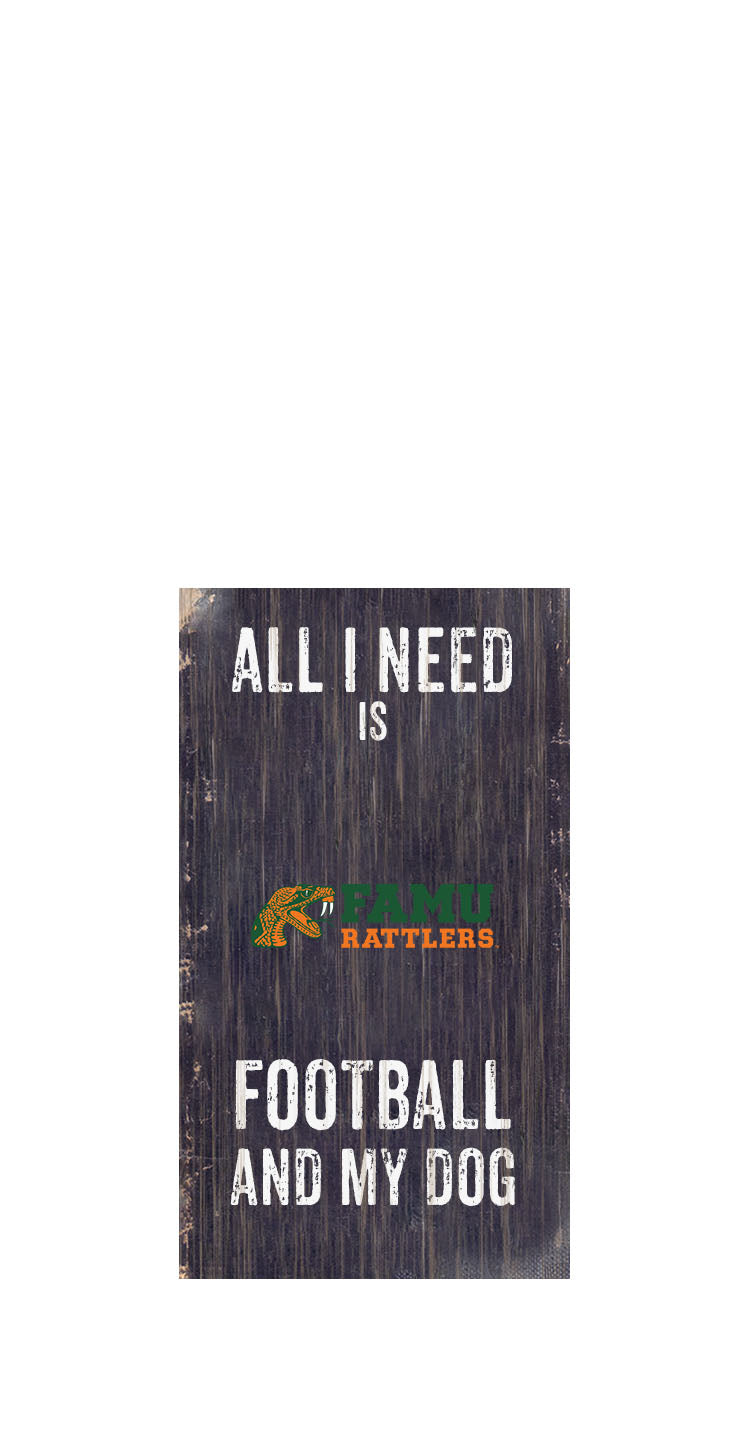 Florida A&M All I Need is Football and My Dog Keychain