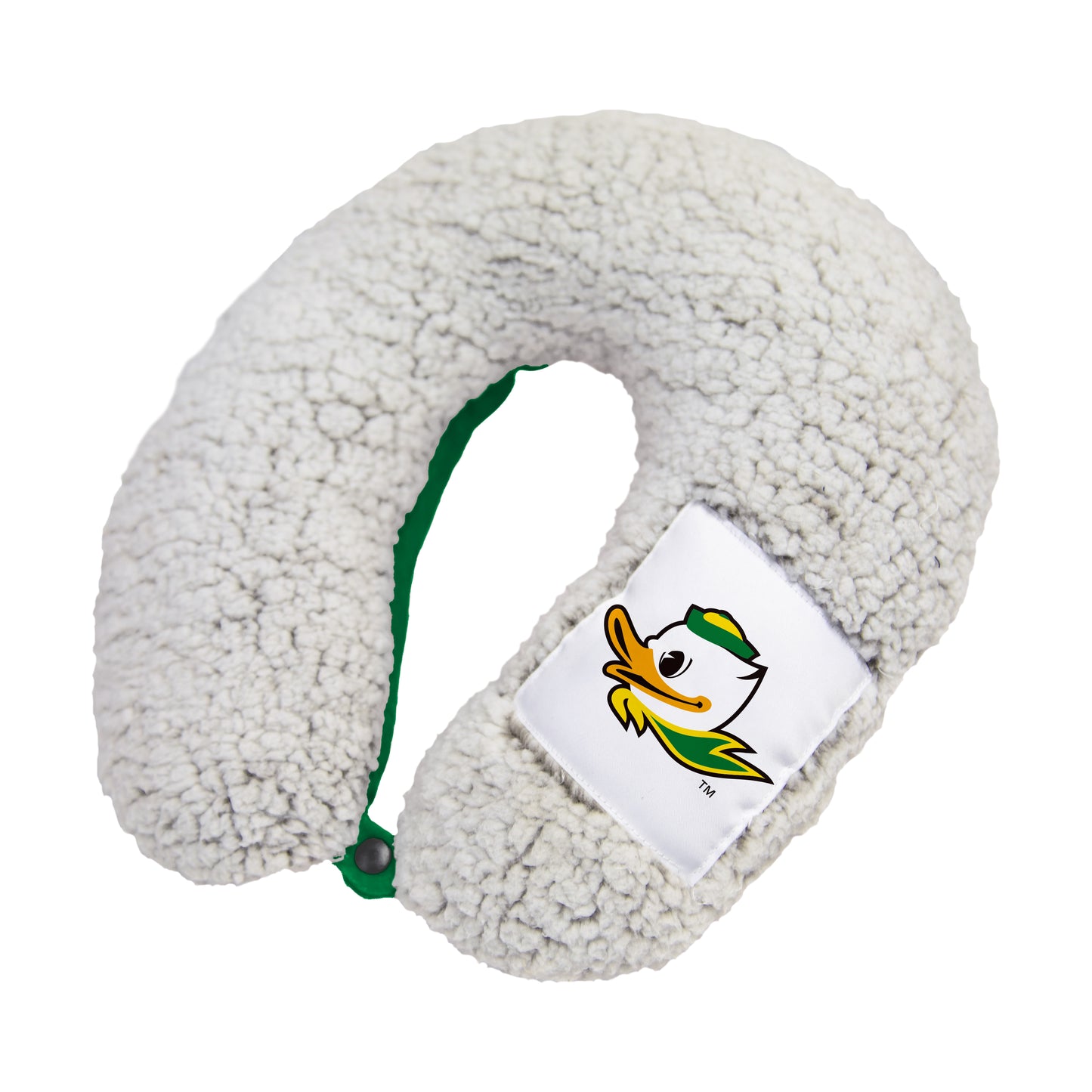 Oregon Duck Profile Frosty Neck Pillow