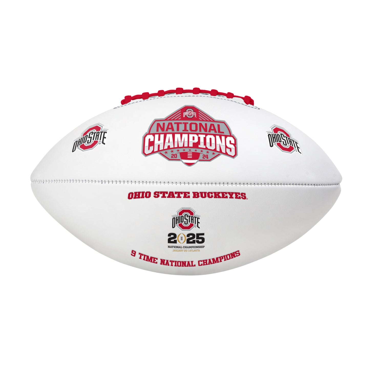 Ohio State Champs Alternate FS Autograph Debossed Football