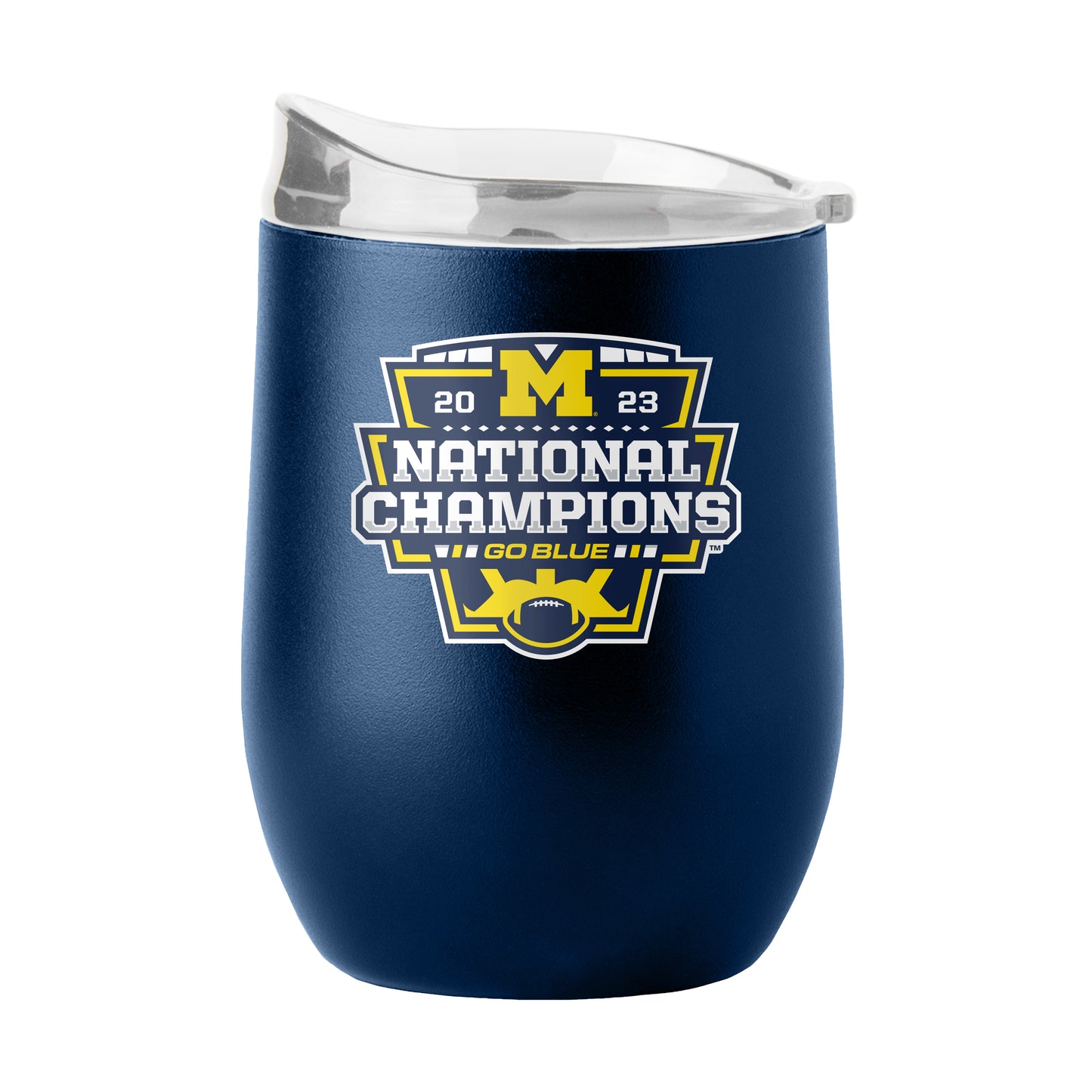 Michigan 2023 CFP National Champions 16oz PC Curved Beverage