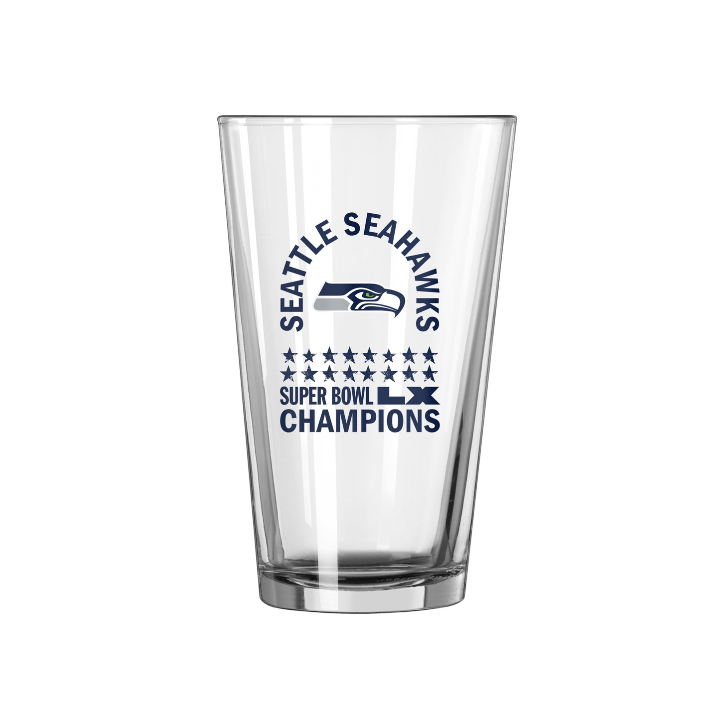 Seattle Seahawks 2026 Super Bowl Champions 16oz Pint Glass