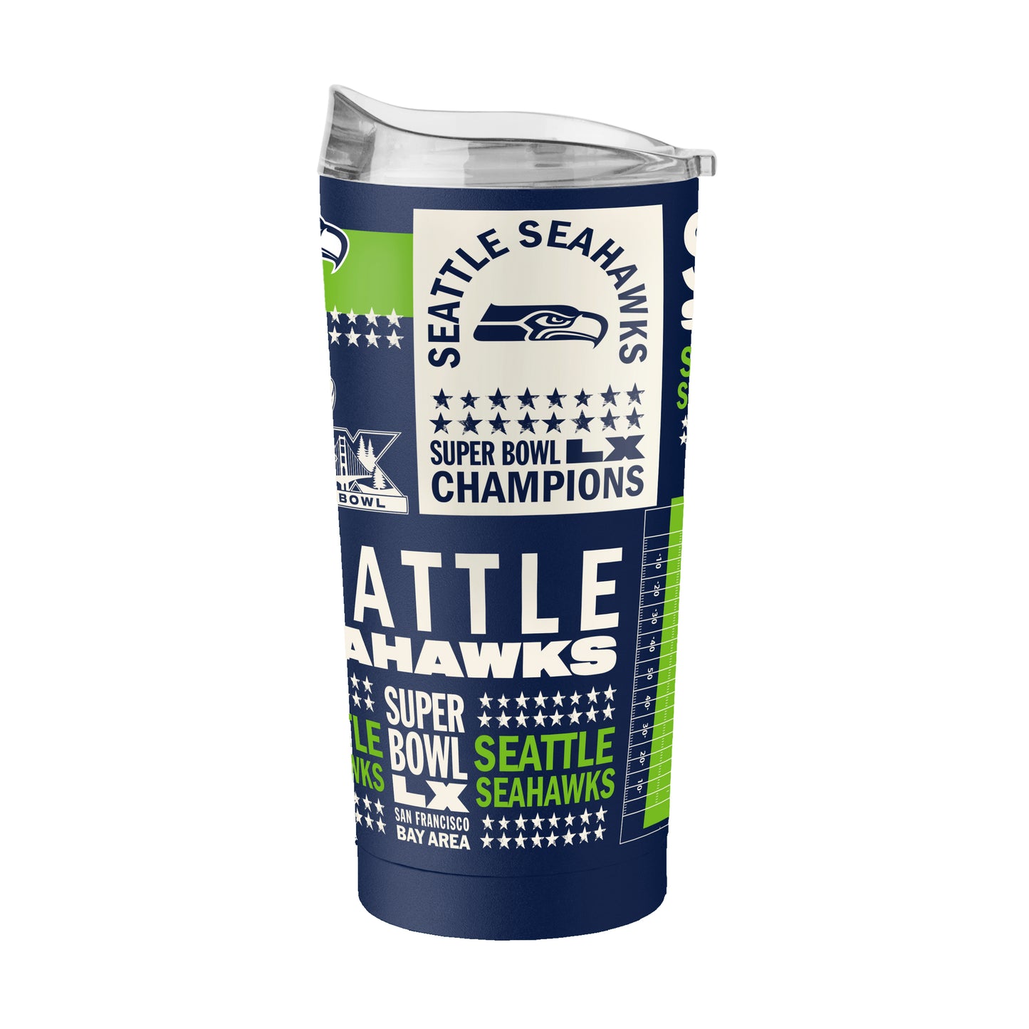Seattle Seahawks 2026 Super Bowl Champions 20oz PC Tumbler