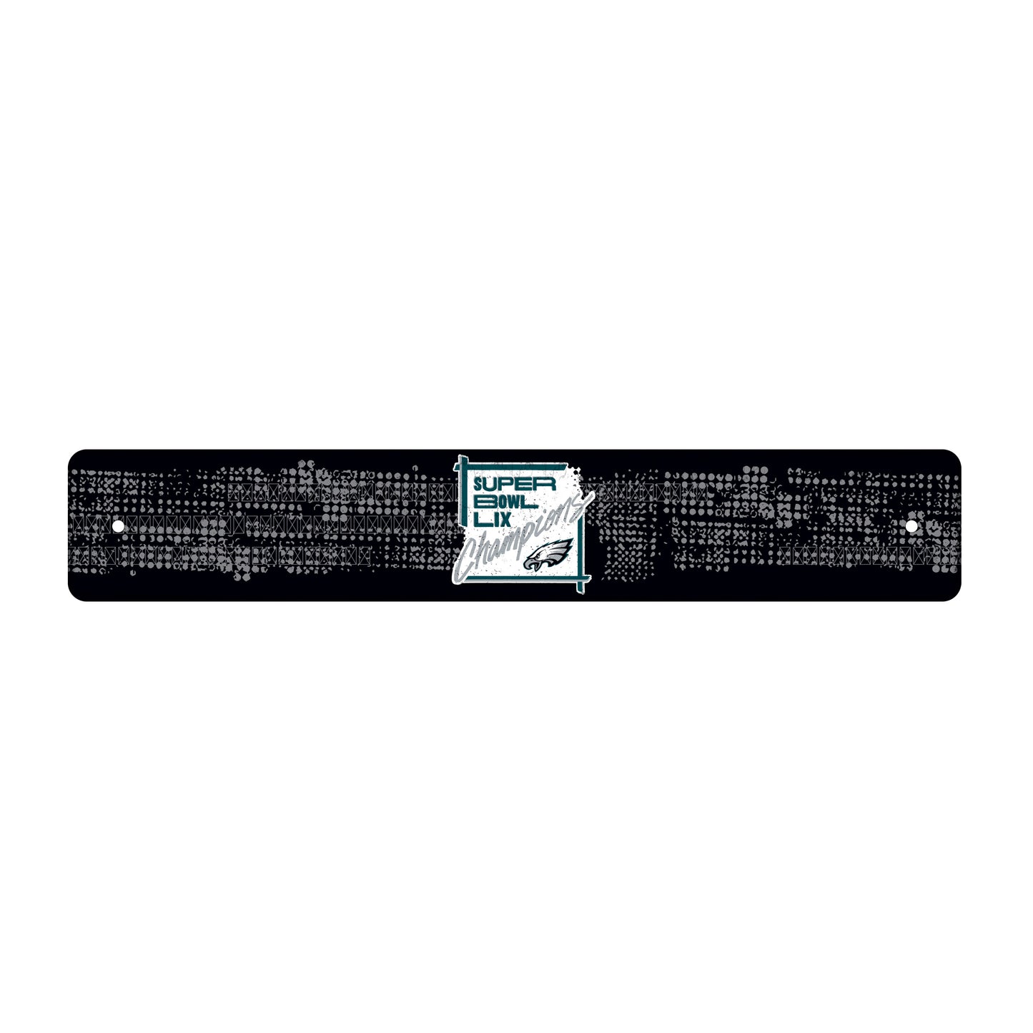 Super Bowl Eagles Metal Street Sign 4x24