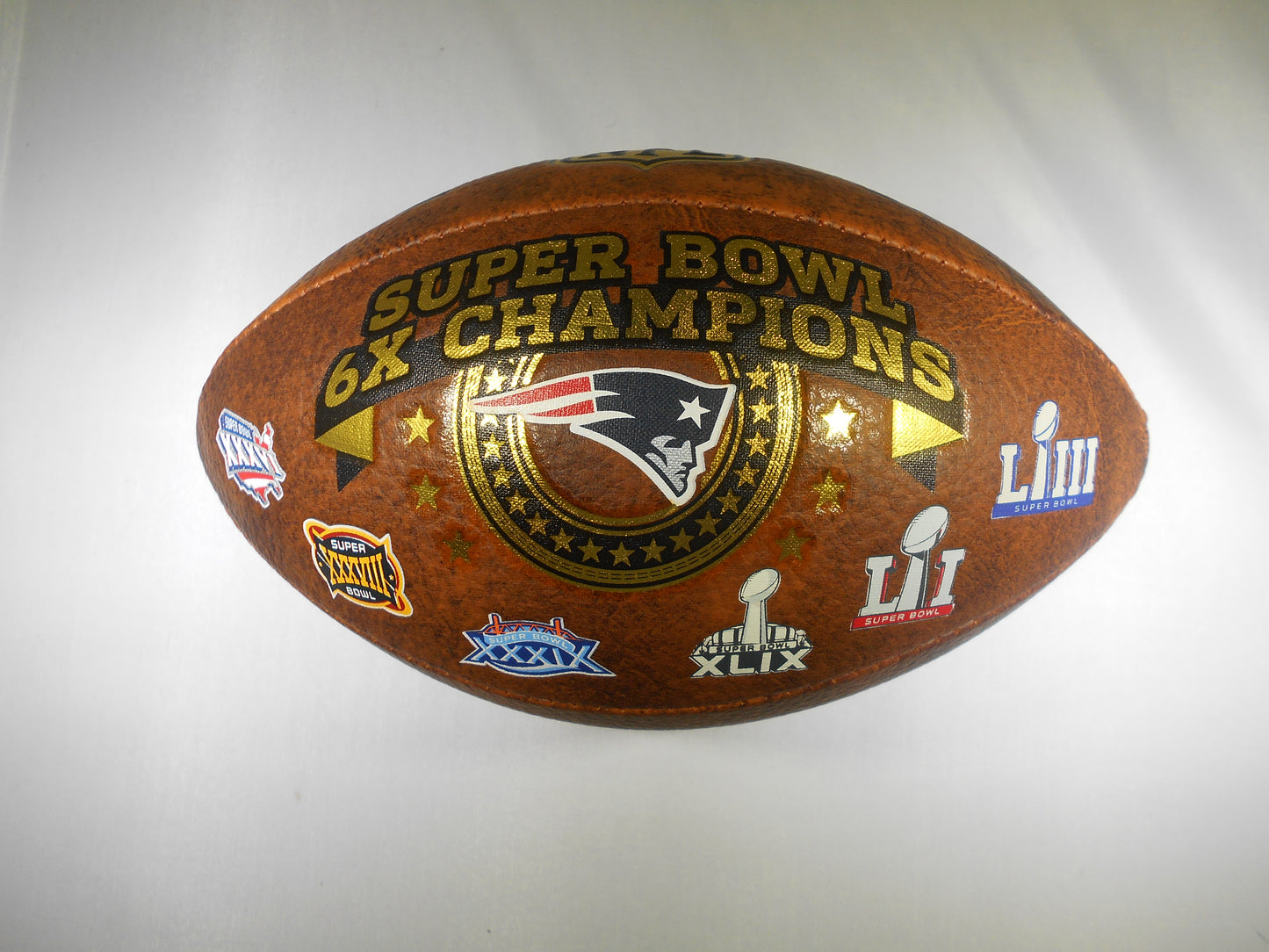 NFL New England Patriots 9" Commemorative Champs Football