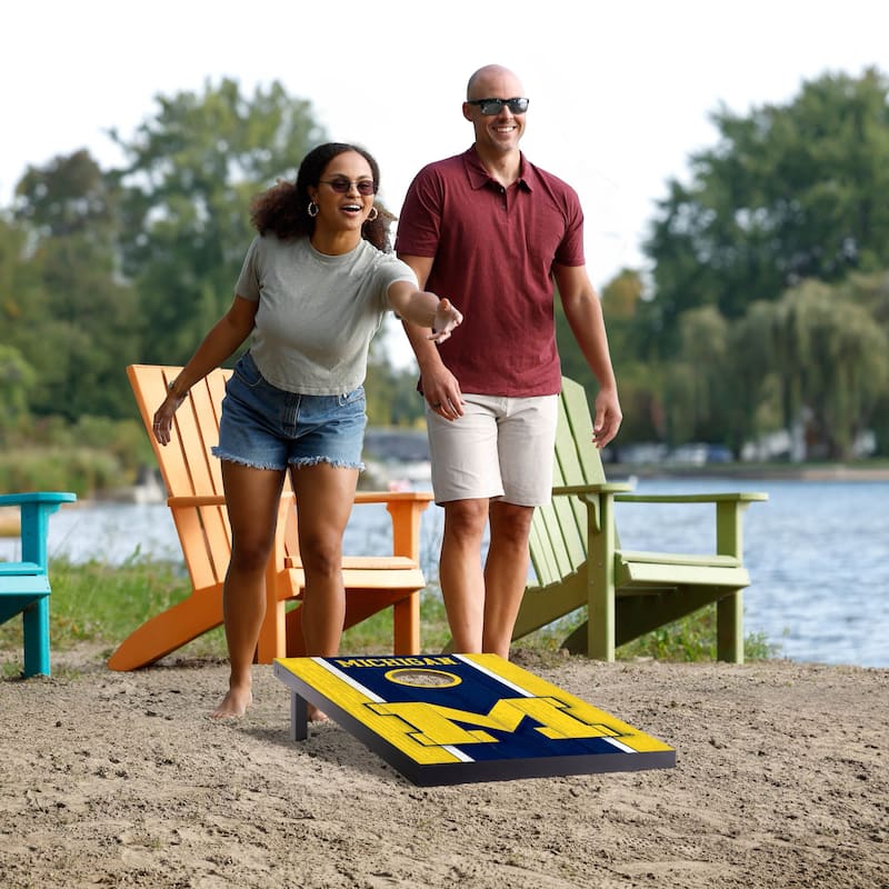 NCAA Michigan Wolverines 2' x 3' MDF Cornhole Set