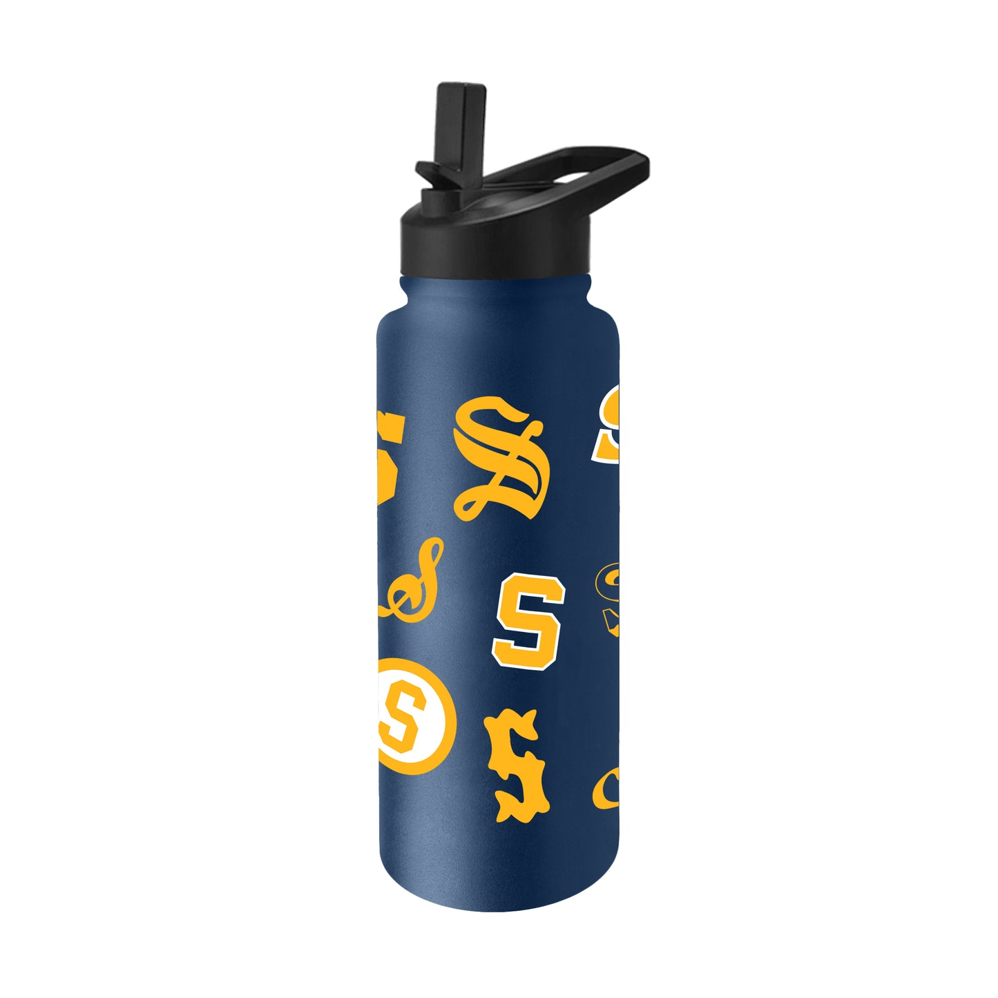 Salesianum School S Logo Native 34oz Quencher Bottle