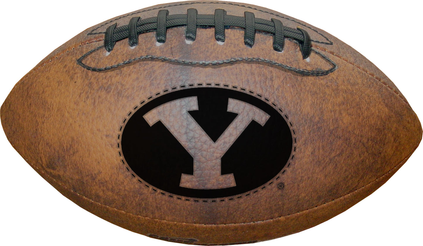 NCAA BYU Cougars 9" Color Logo Mini Football
