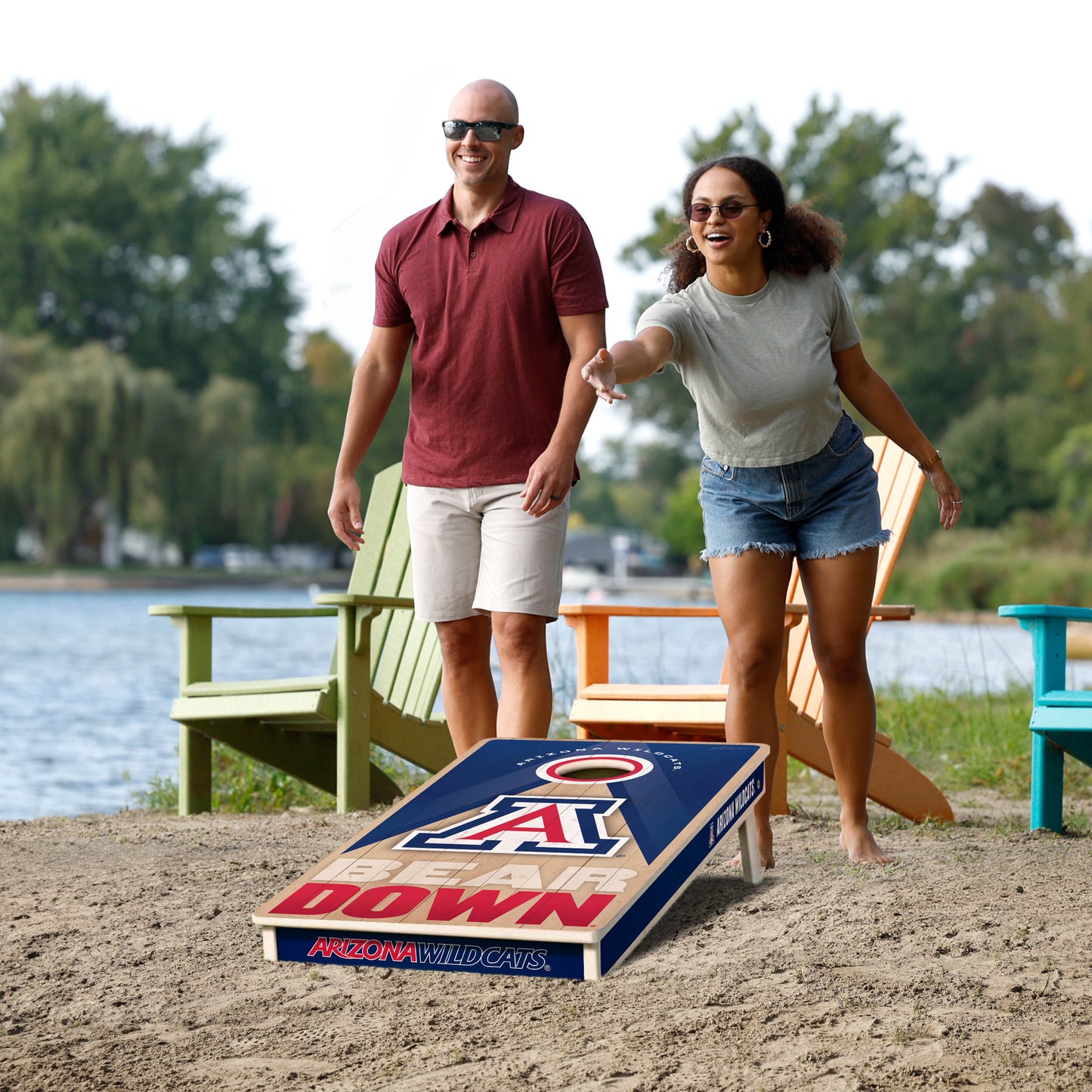 NCAA Arizona Wildcats 2' x 4' Slogan Series Cornhole