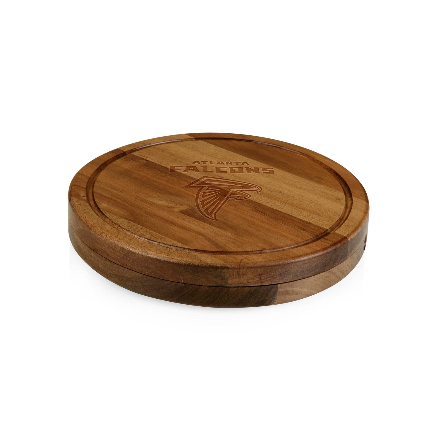 Atlanta Falcons - Acacia Circo Cheese Cutting Board & Tools Set