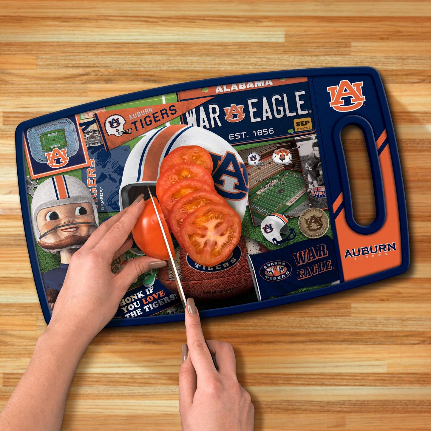 Auburn Tigers Retro Series Cutting Board Alt 3