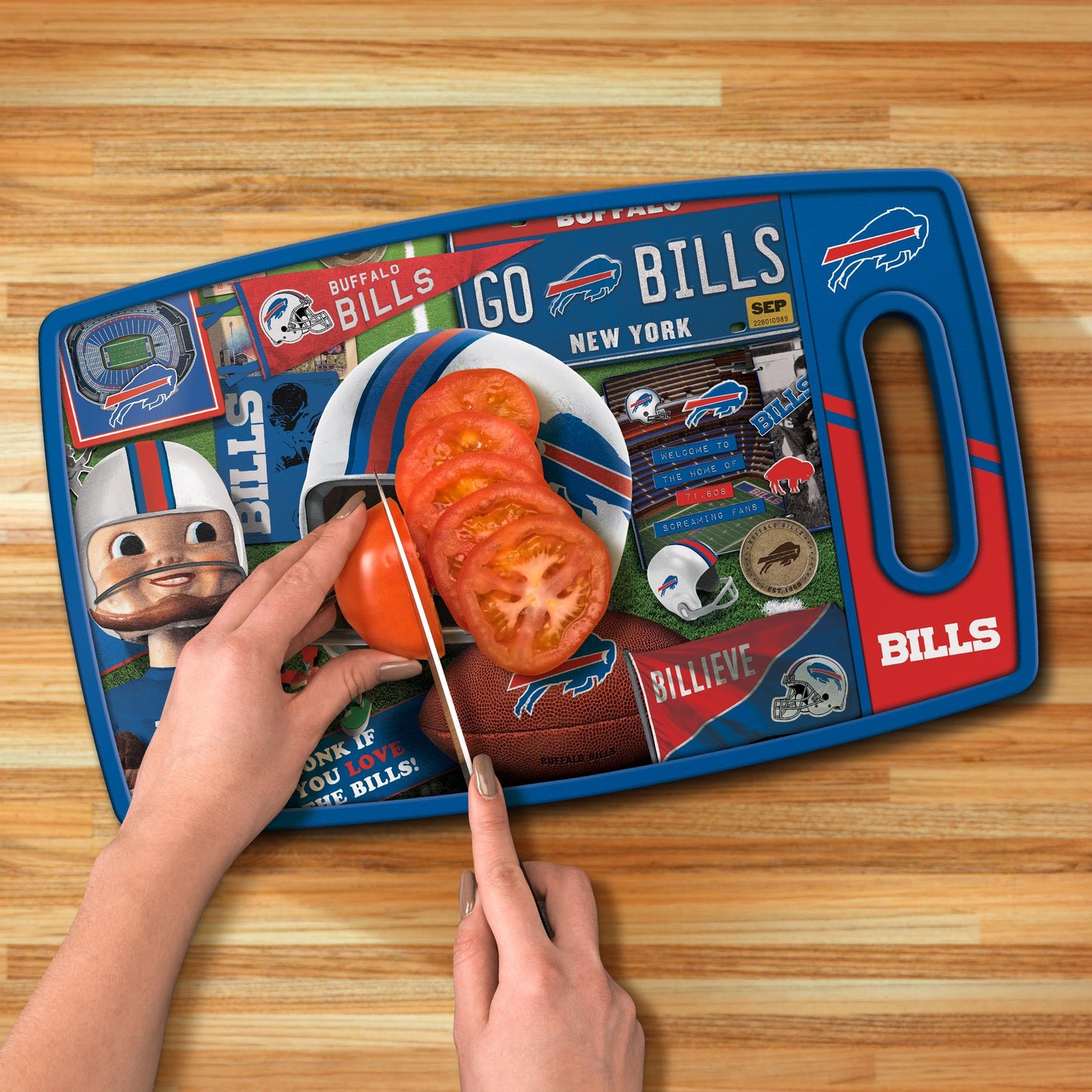 Buffalo Bills Retro Series Cutting Board Alt 3
