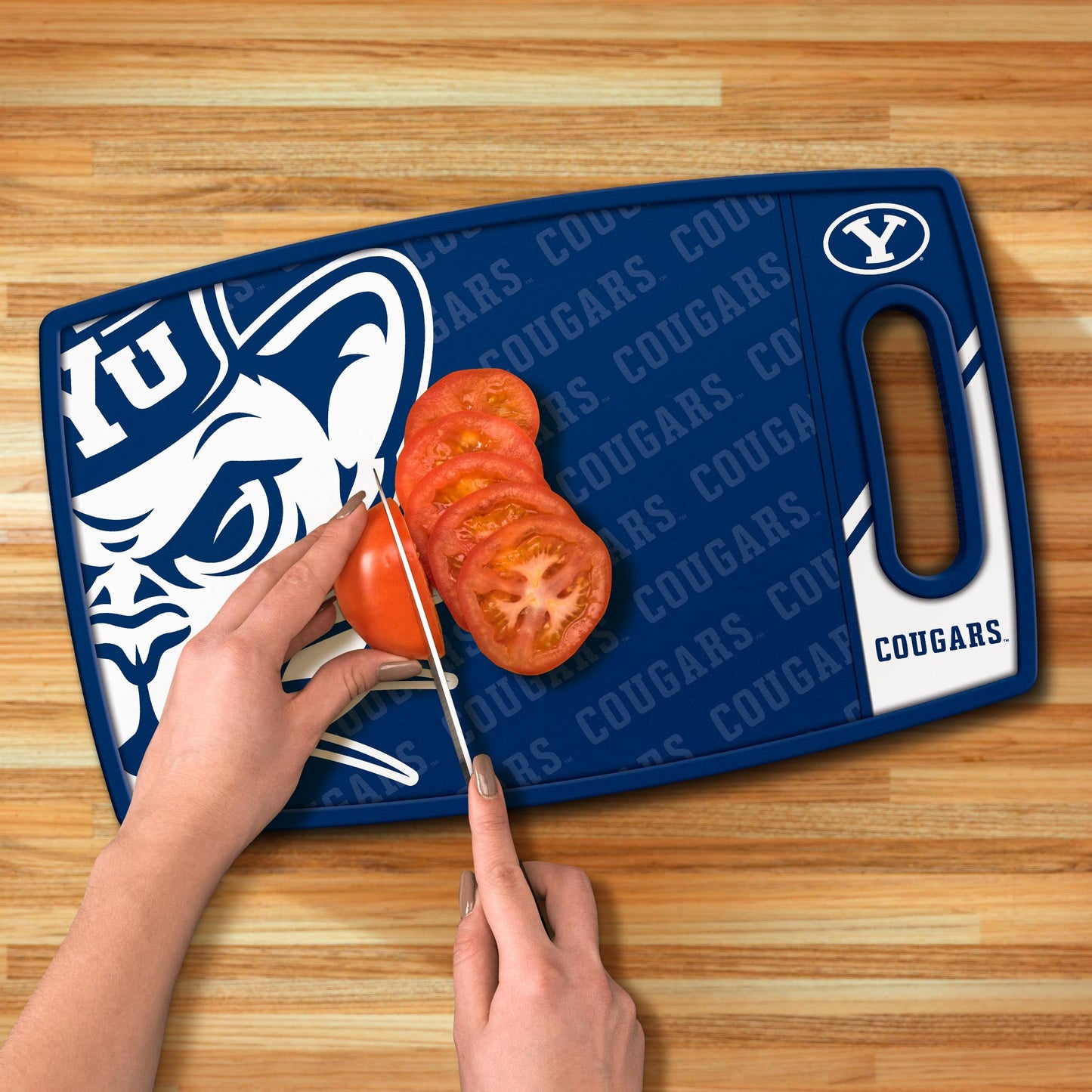 BYU Cougars Logo Series Cutting Board Alt 3