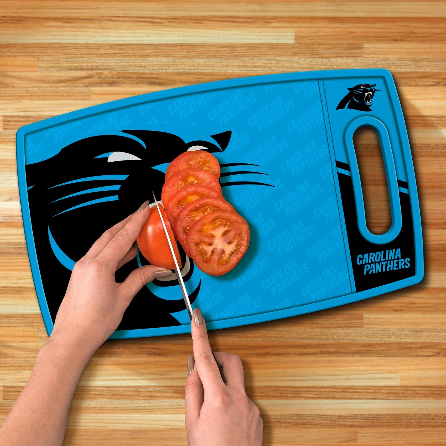 Carolina Panthers Logo Series Cutting Board Alt 3