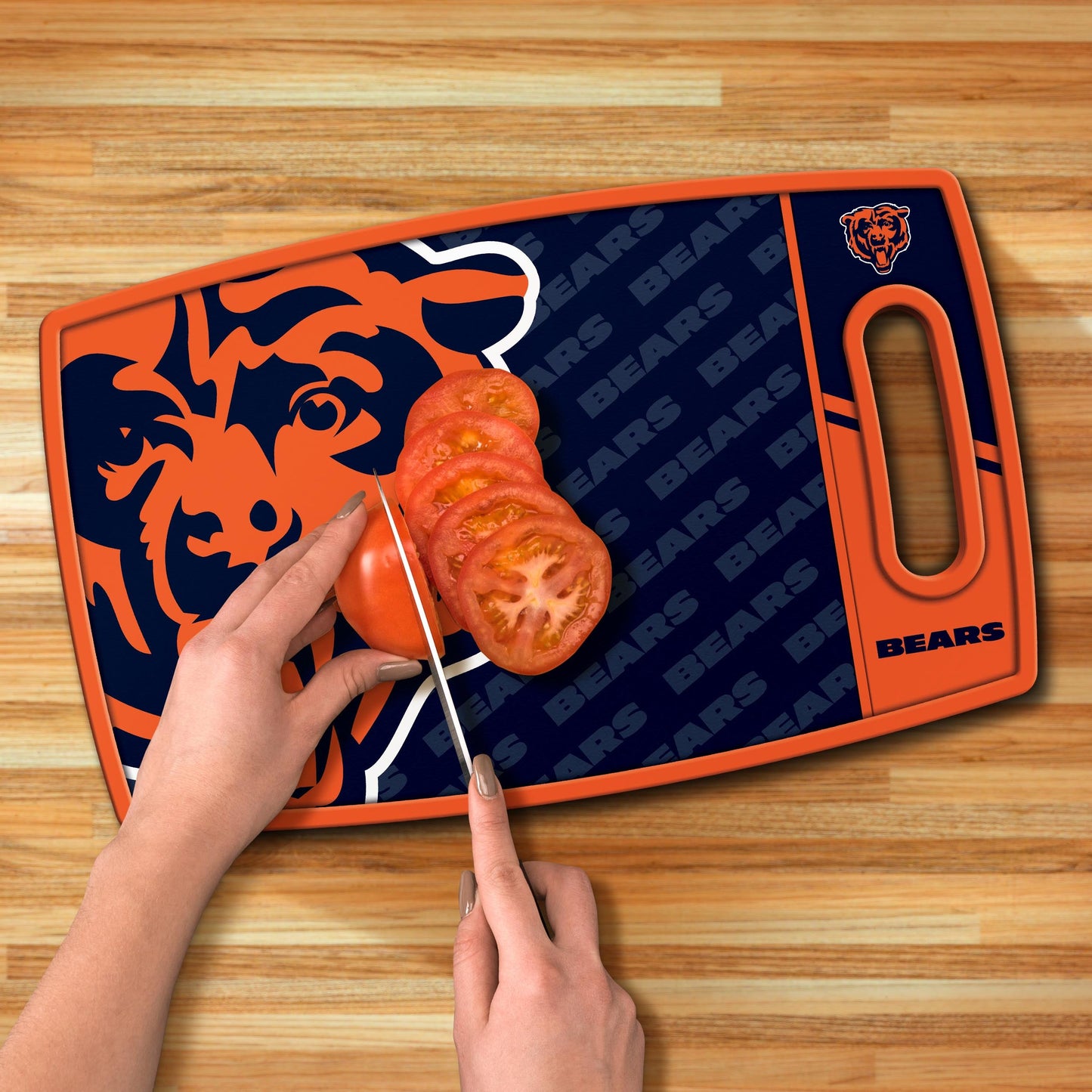 Chicago Bears Logo Series Cutting Board Alt 3
