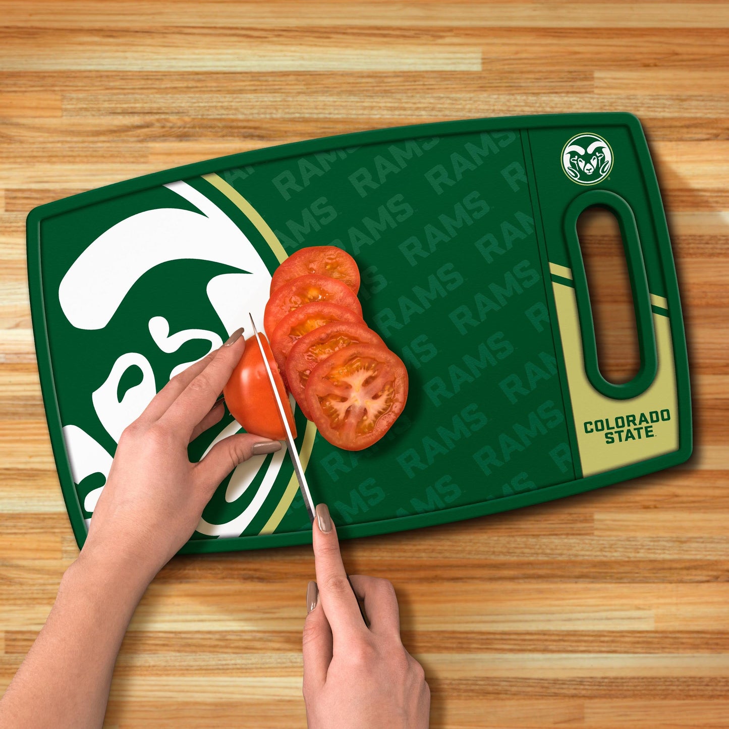 Colorado State Rams Logo Series Cutting Board Alt 3