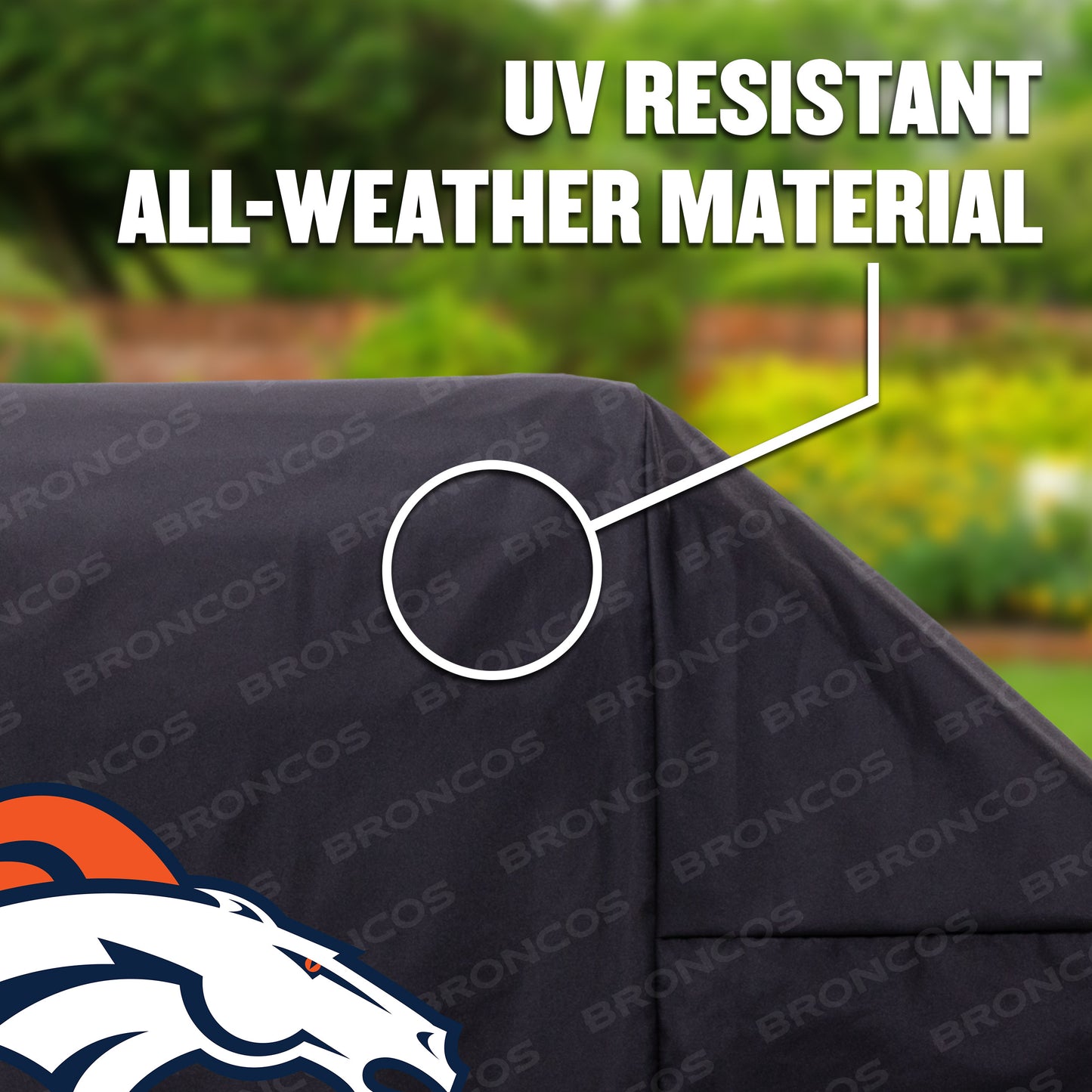 NFL Denver Broncos Heavy Duty Grill Cover