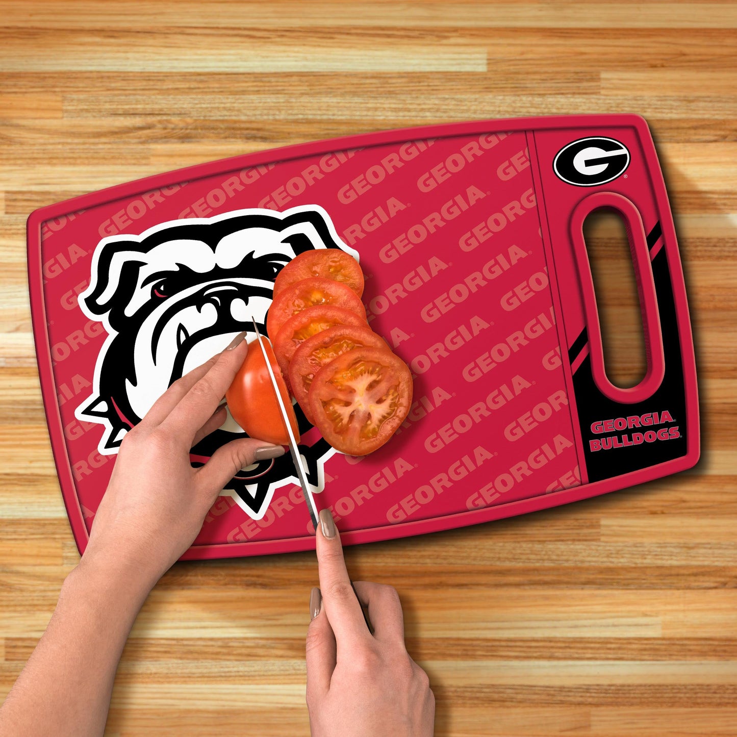 Georgia Bulldogs Logo Series Cutting Board Alt 3