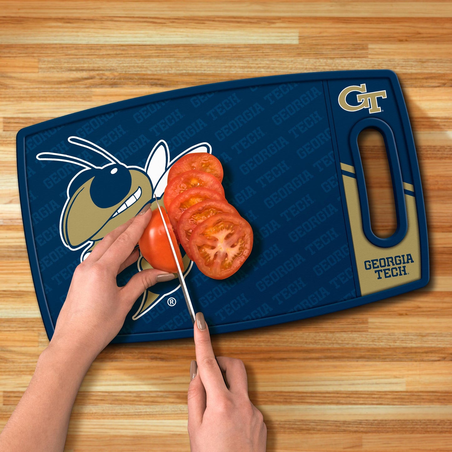Georgia Tech Yellow Jackets Logo Series Cutting Board Alt 3