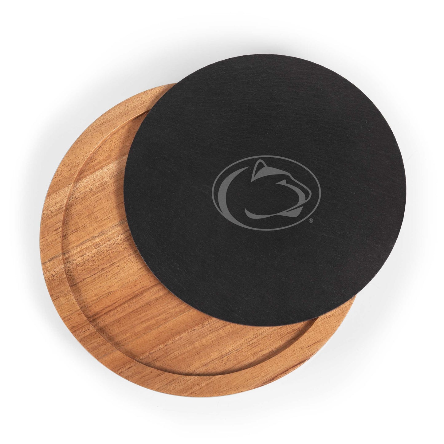 Penn State Nittany Lions - Insignia Acacia and Slate Serving Board with Cheese Tools