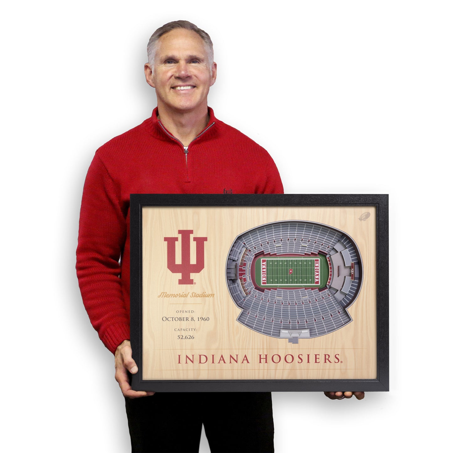 NCAA Indiana Hoosiers 25-Layer StadiumView Wallart