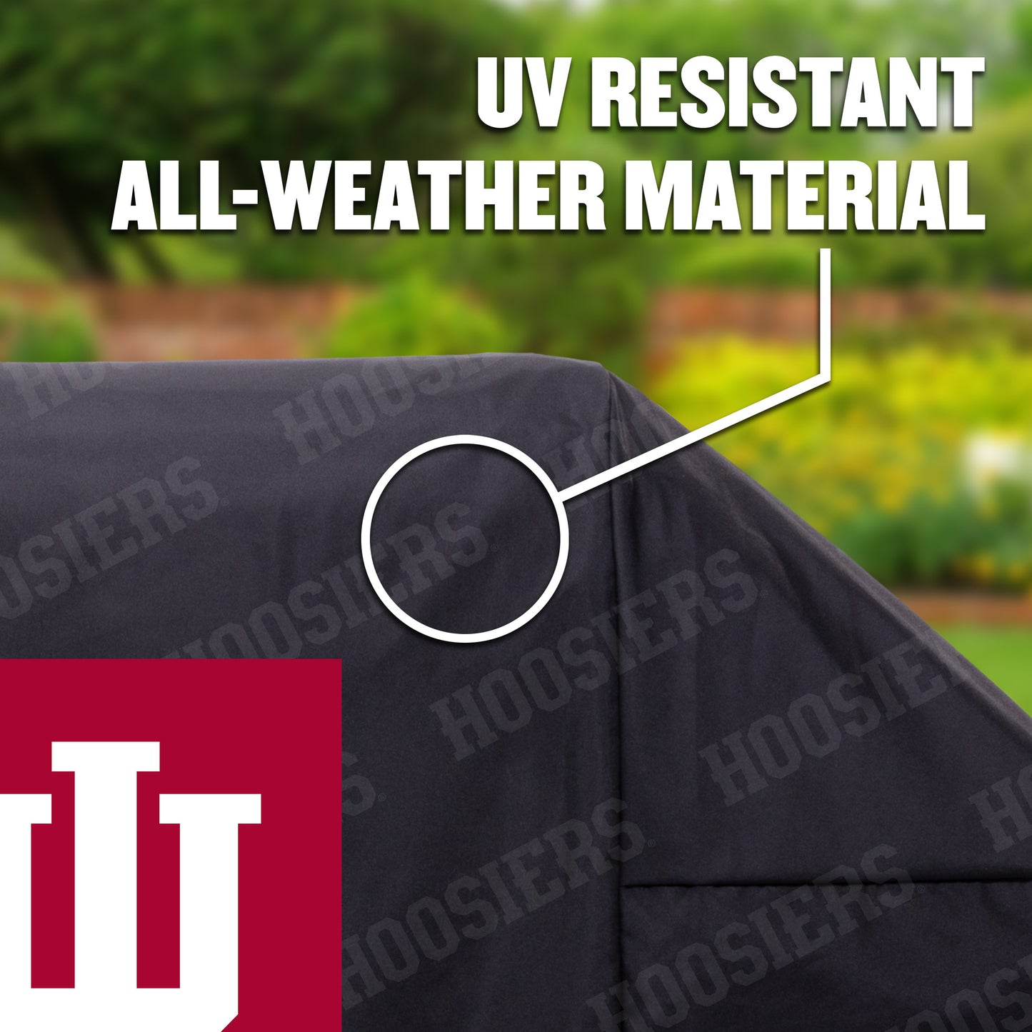 NCAA Indiana Hoosiers Heavy Duty Grill Cover