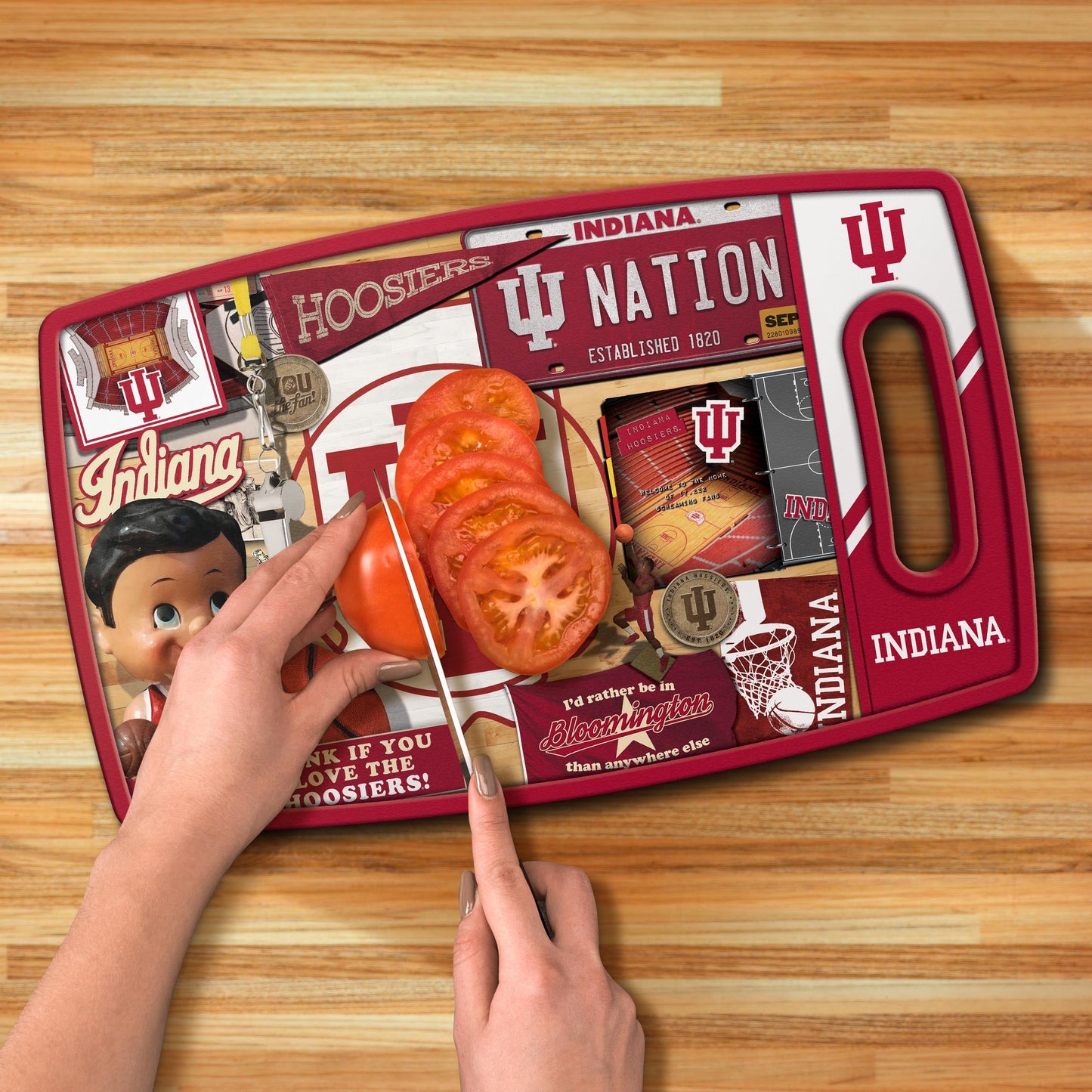 Indiana Hoosiers Retro Series Cutting Board Alt 3