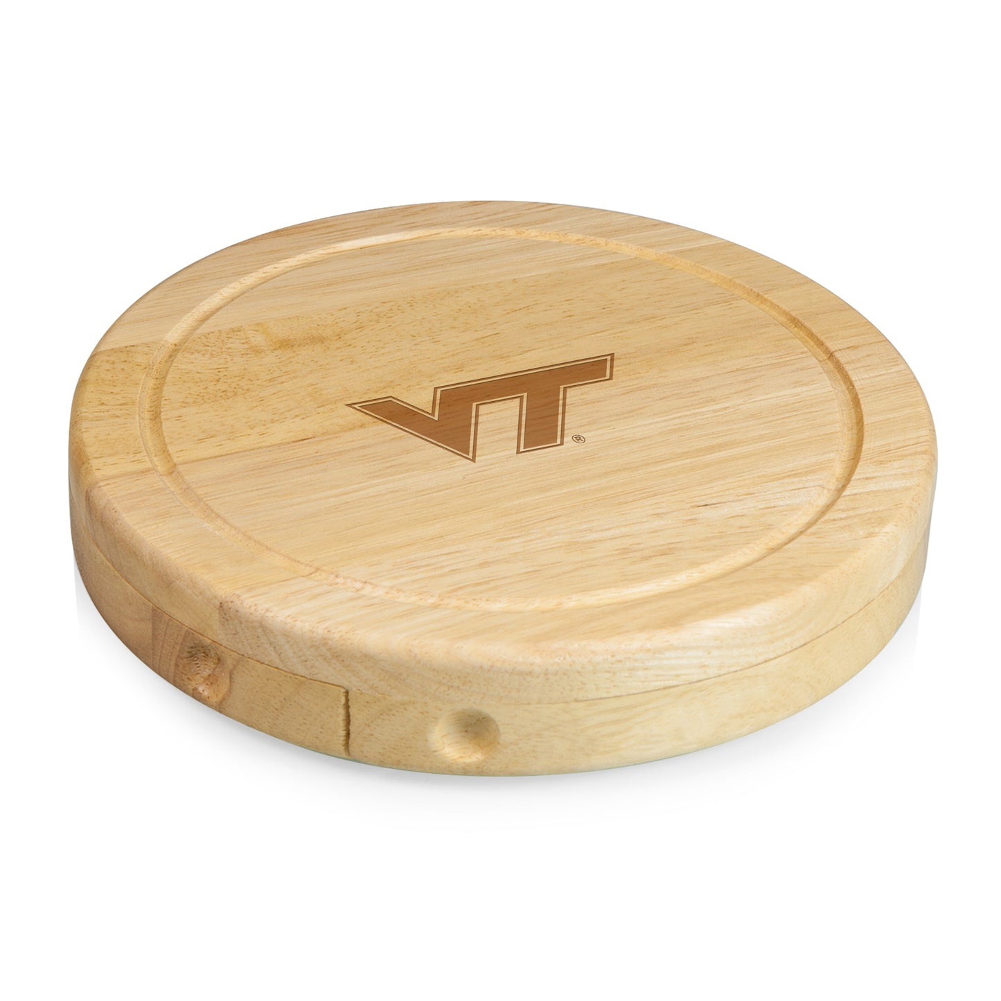 Virginia Tech Hokies - Brie Cheese Cutting Board & Tools Set