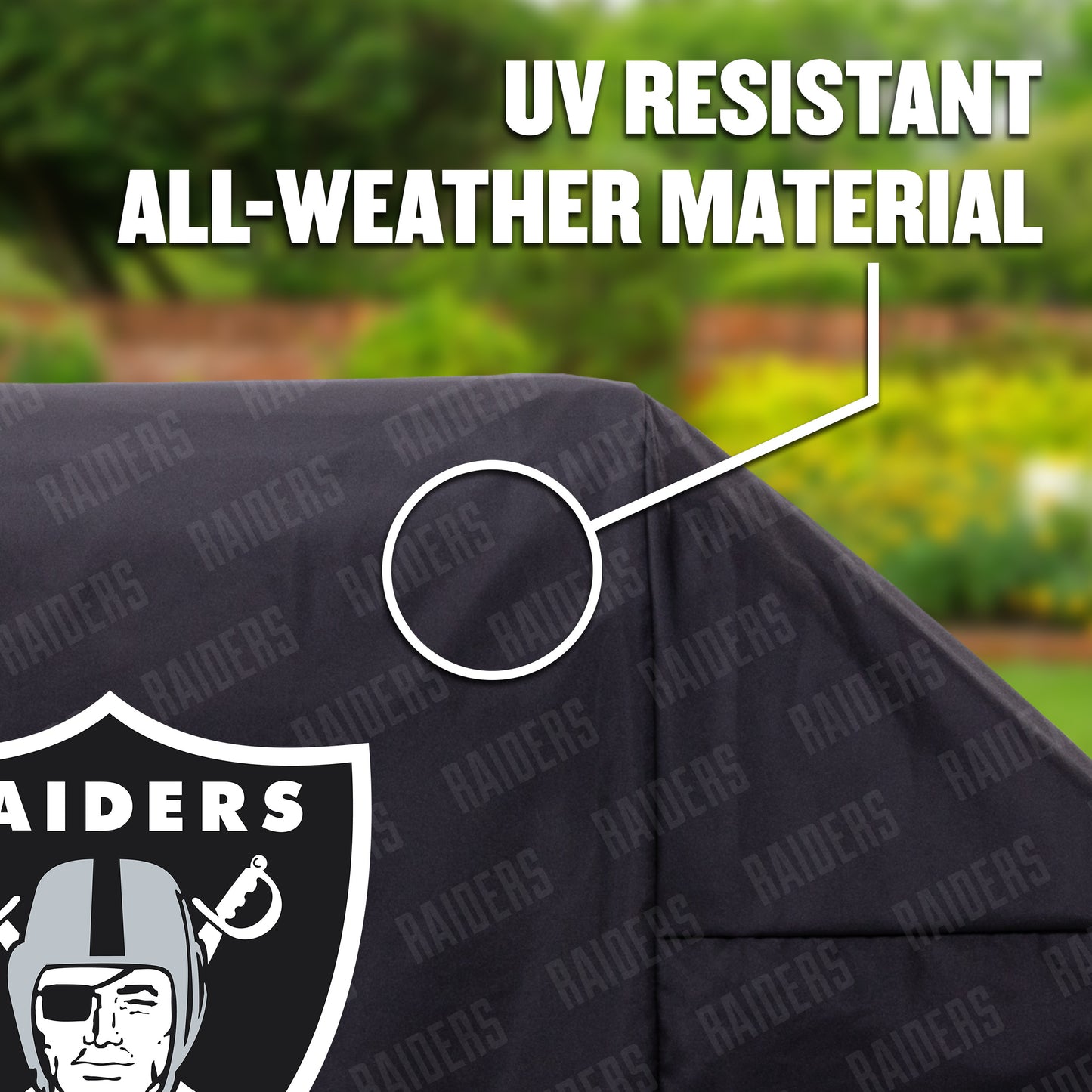 NFL Las Vegas Raiders Heavy Duty Grill Cover