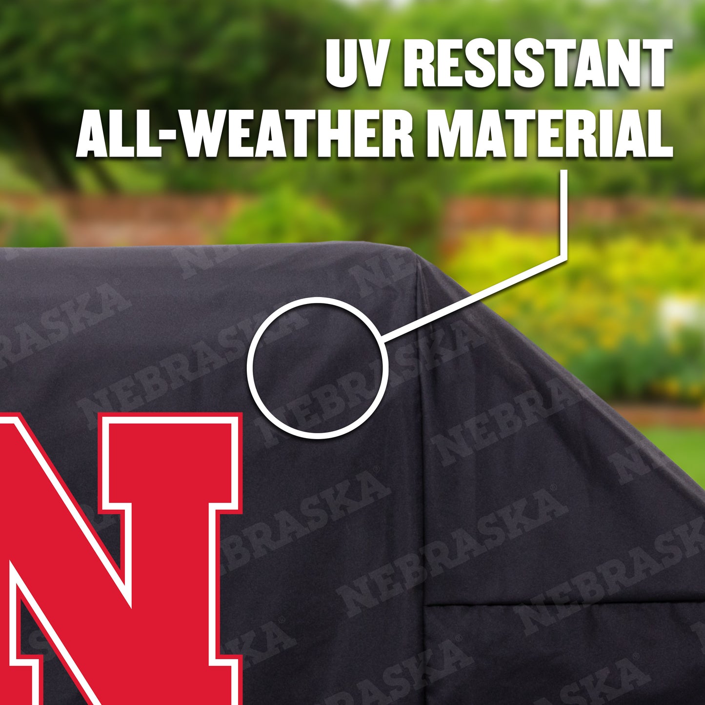 NCAA Nebraska Cornhuskers Heavy Duty Grill Cover